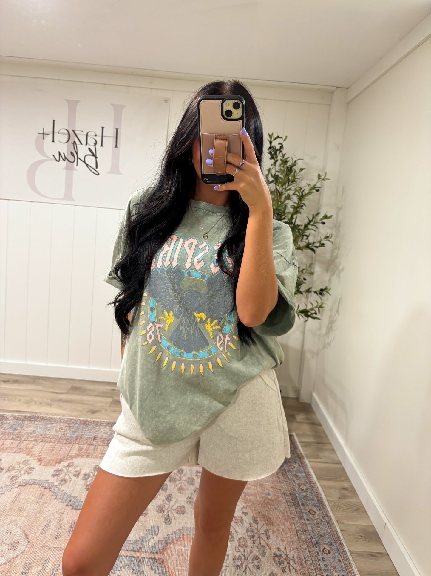 Free Spirit 1978 Graphic Tee- Avocado