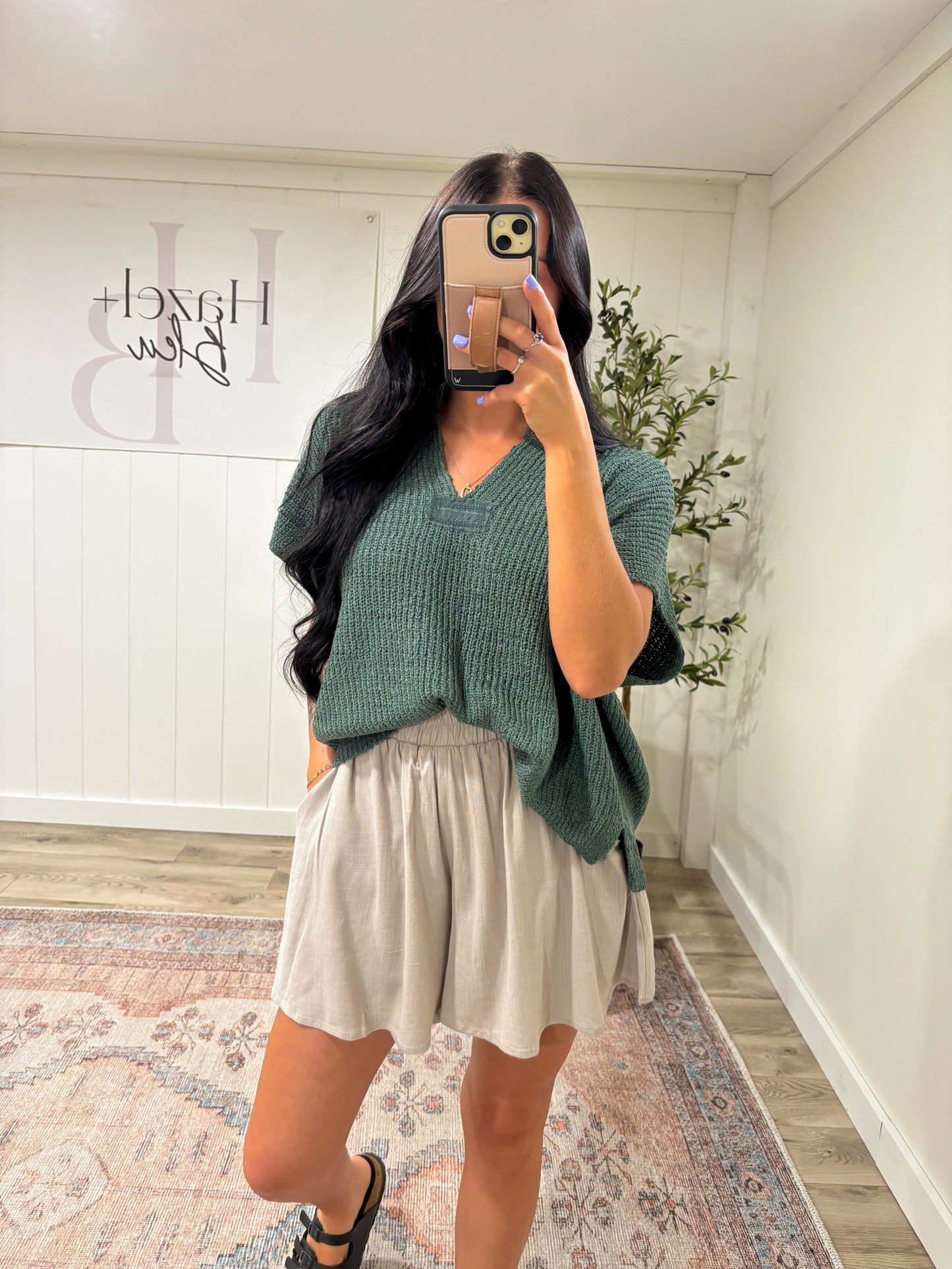 Flowy Shorts- Sand Beige