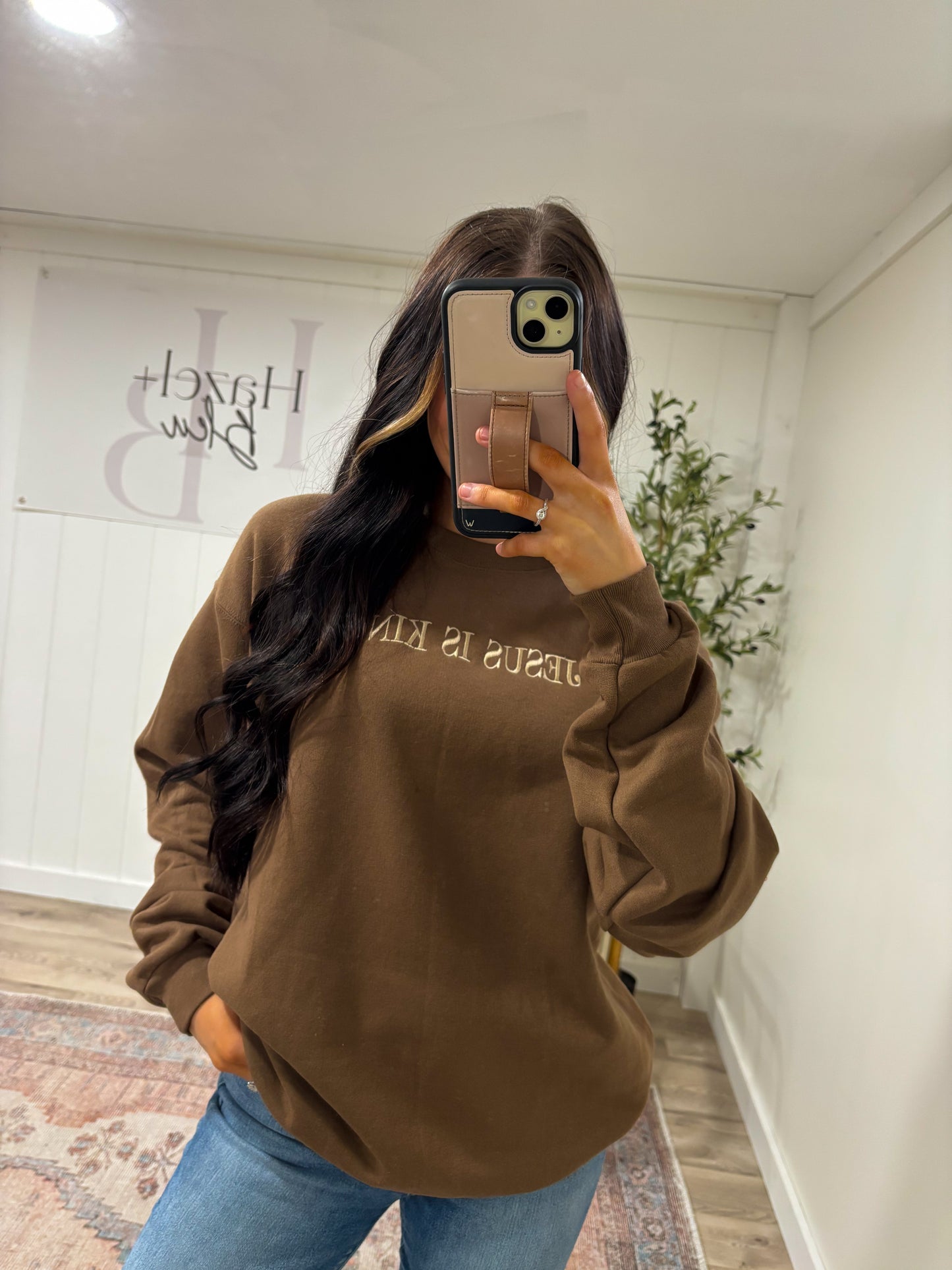 “Jesus is King” Crewneck