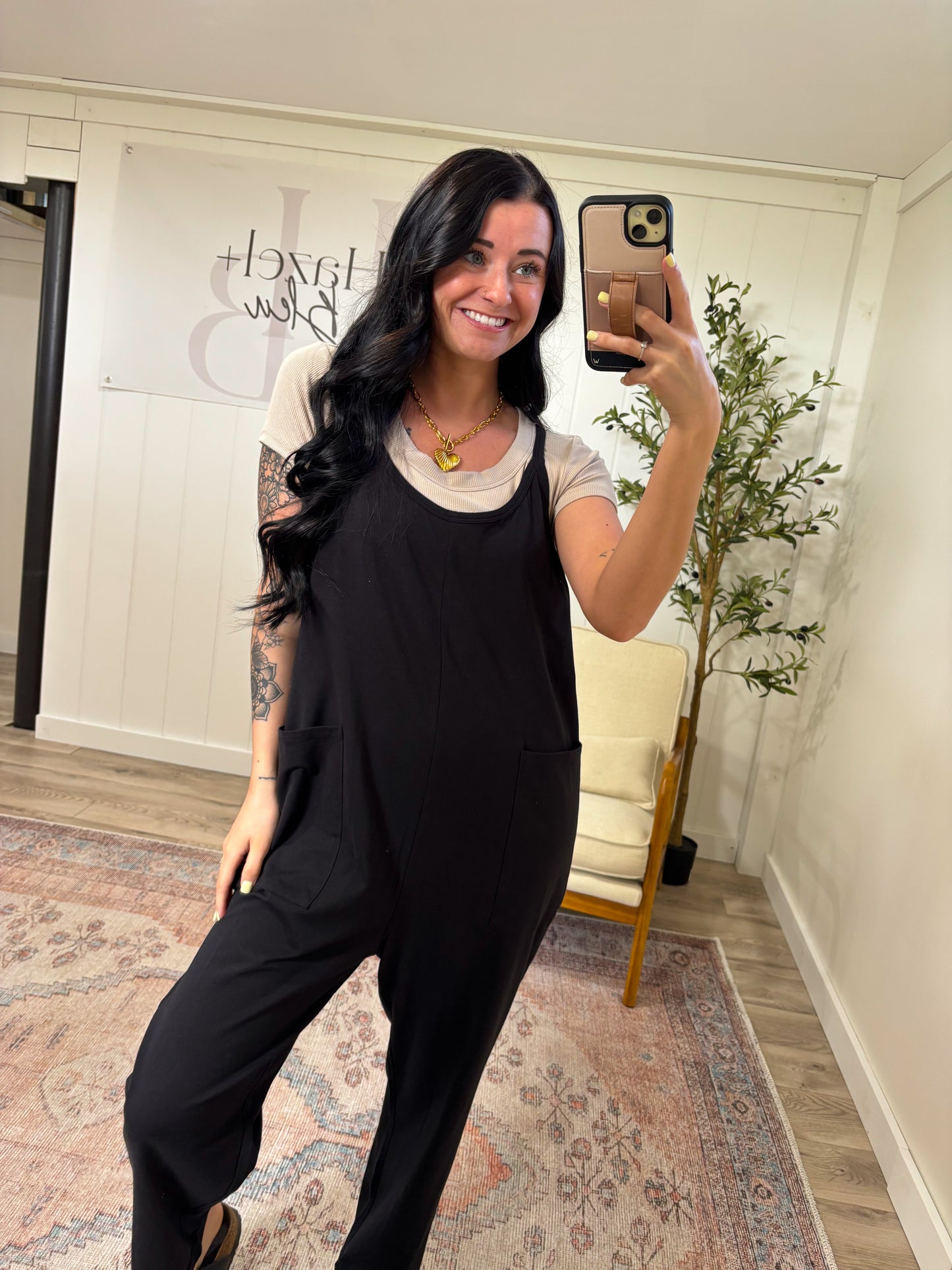 Hadley Jumpsuit- Black