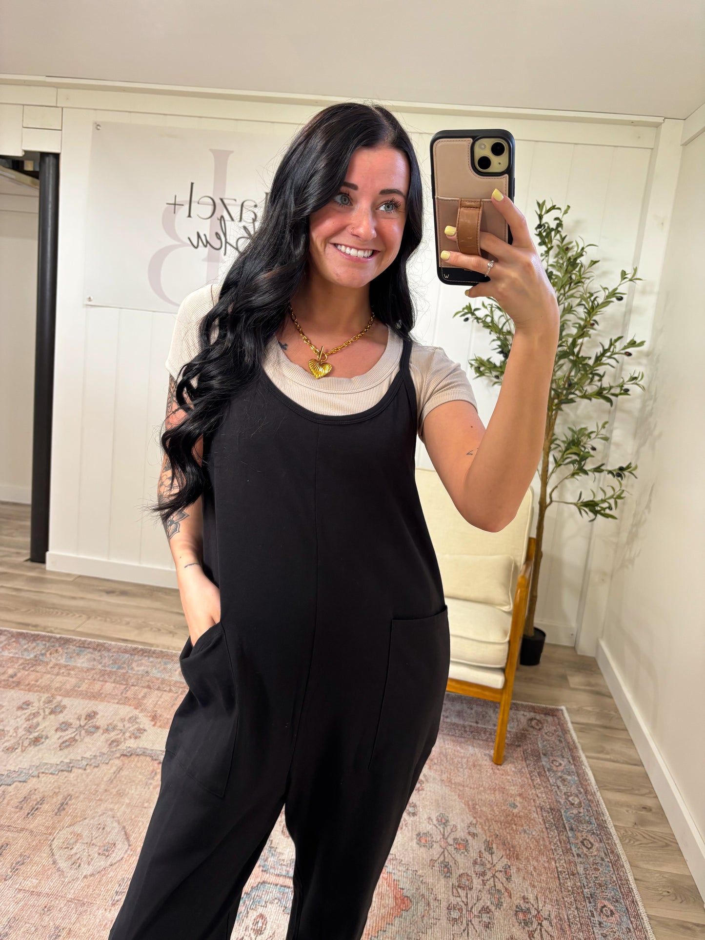 Hadley Jumpsuit- Black