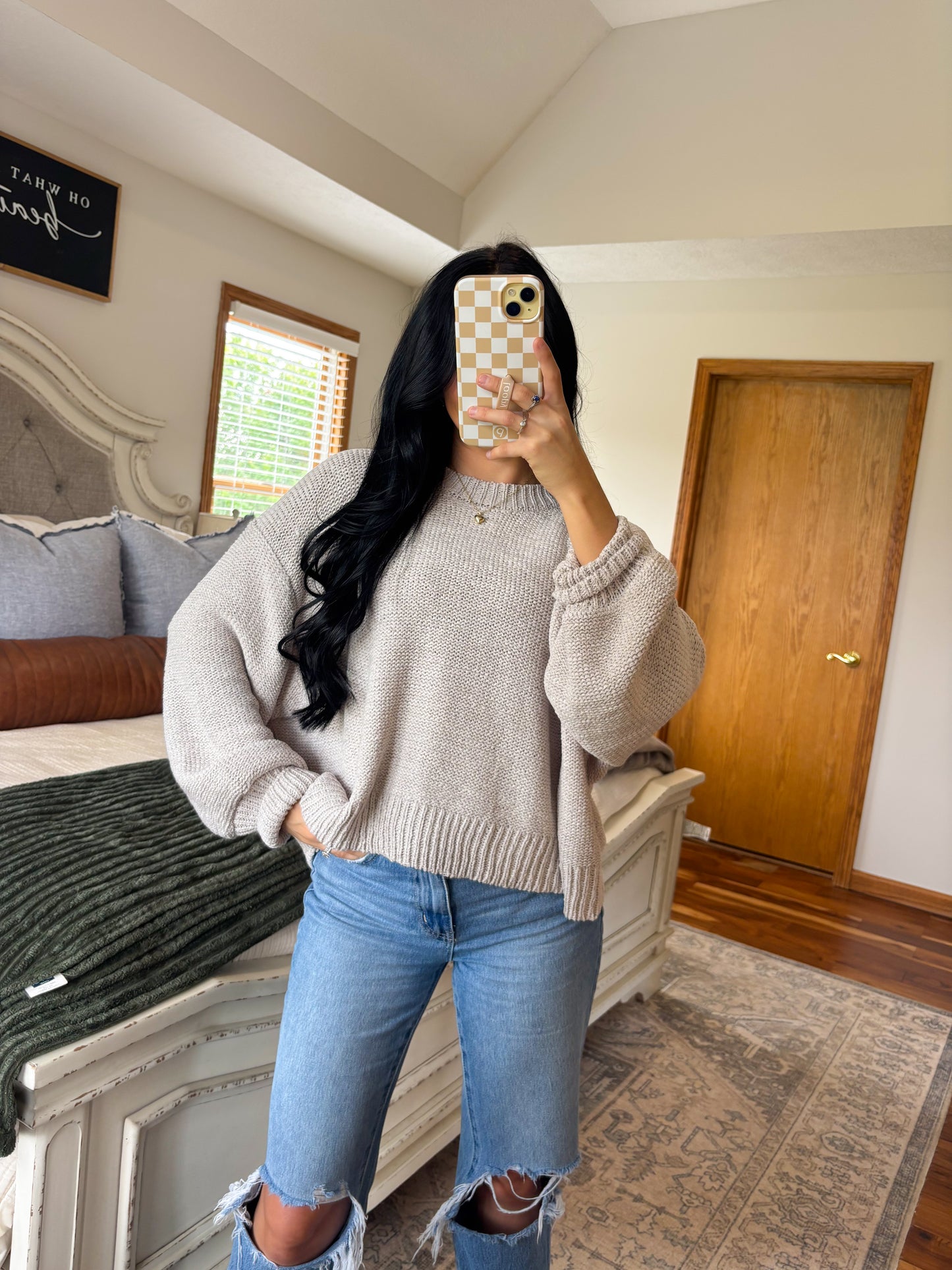 Bailey Sweater- Bone