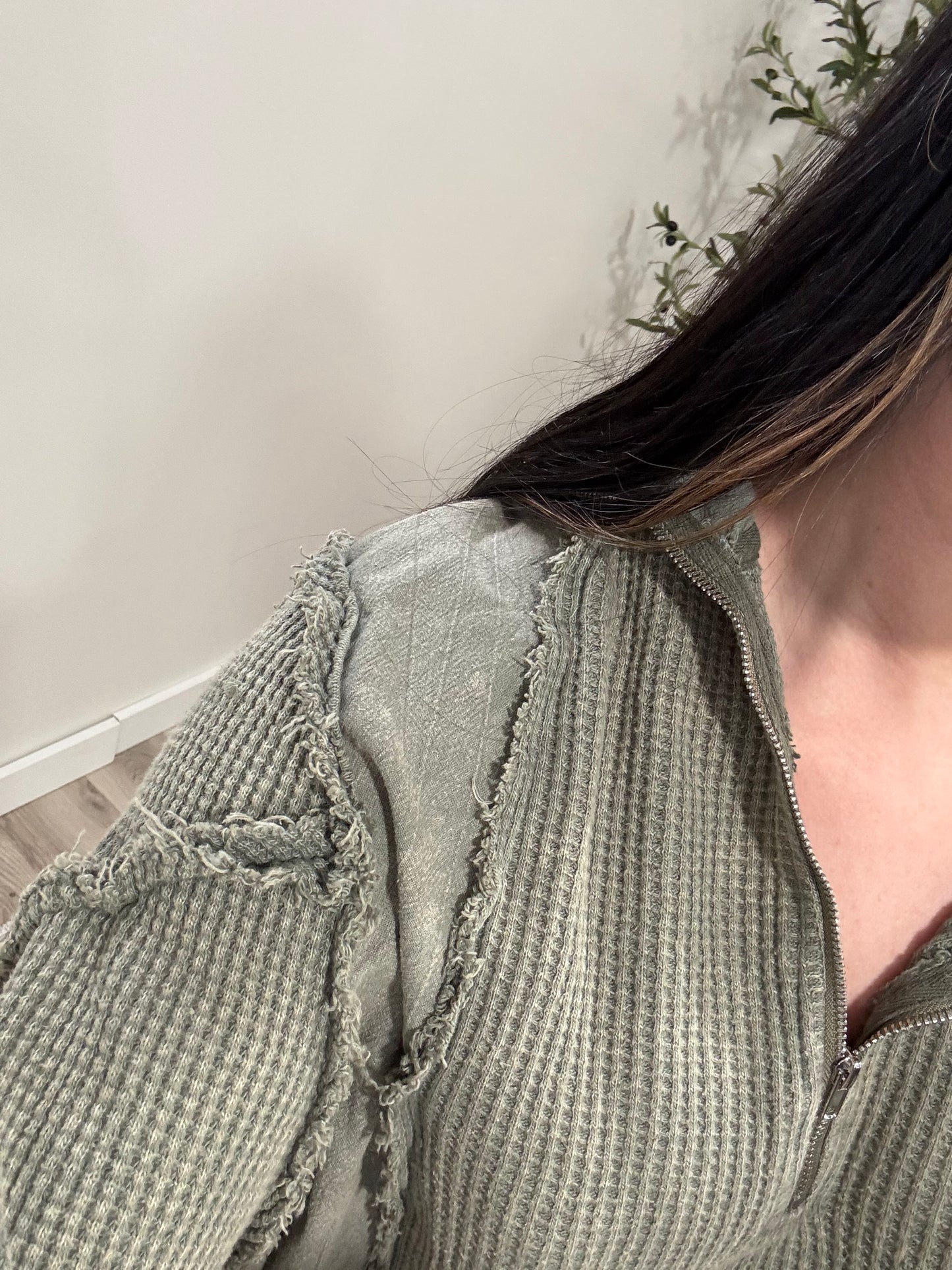 Wren Boho Quarterzip *hole in the shoulder!*