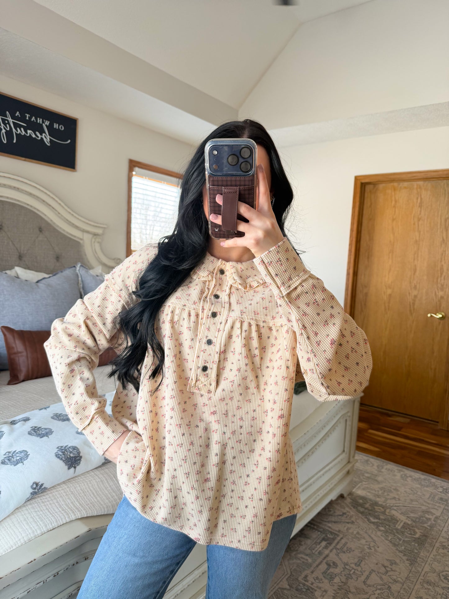 Babydoll Floral Top
