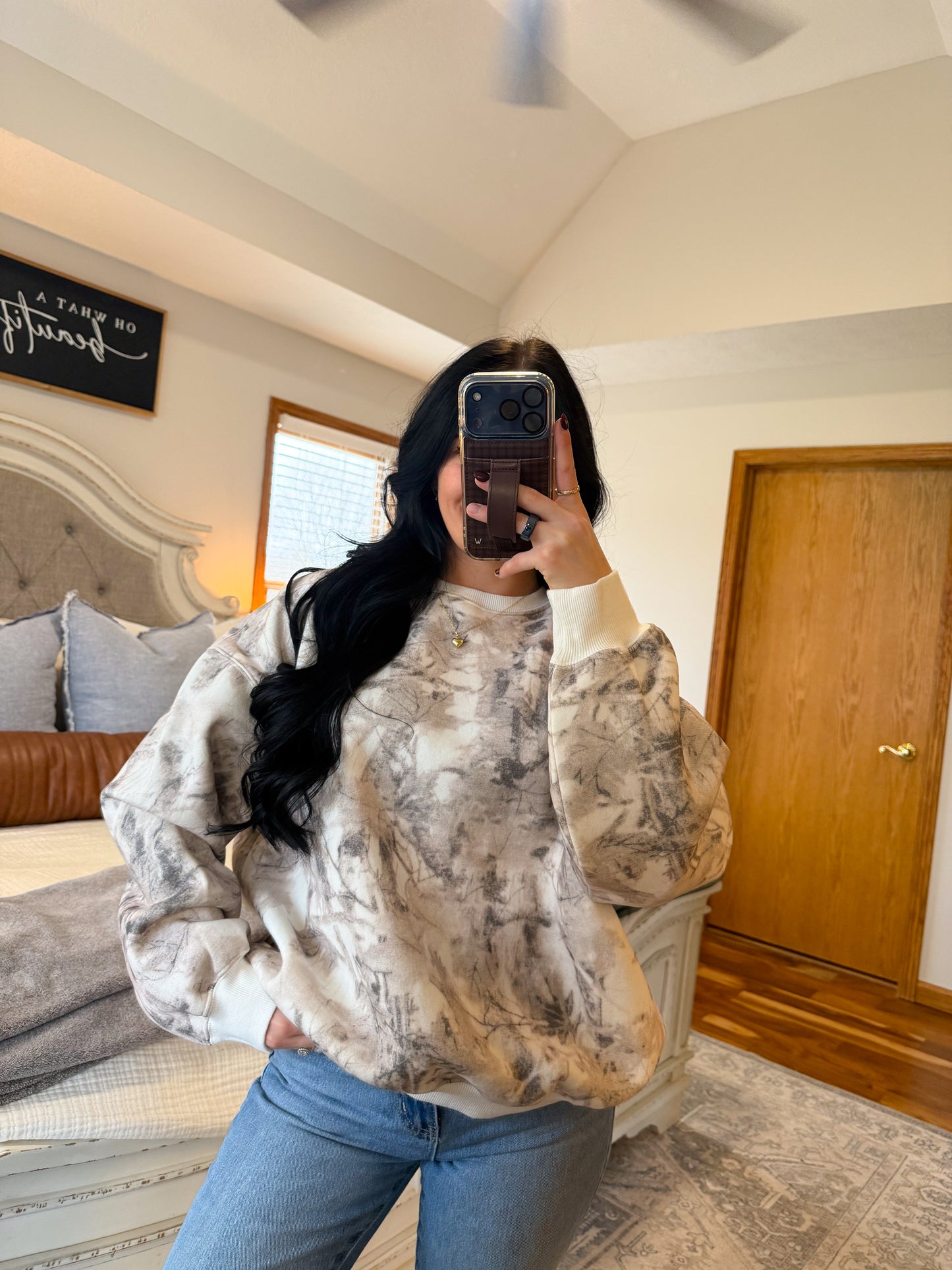 Light Woodland Camo Fleece Pullover