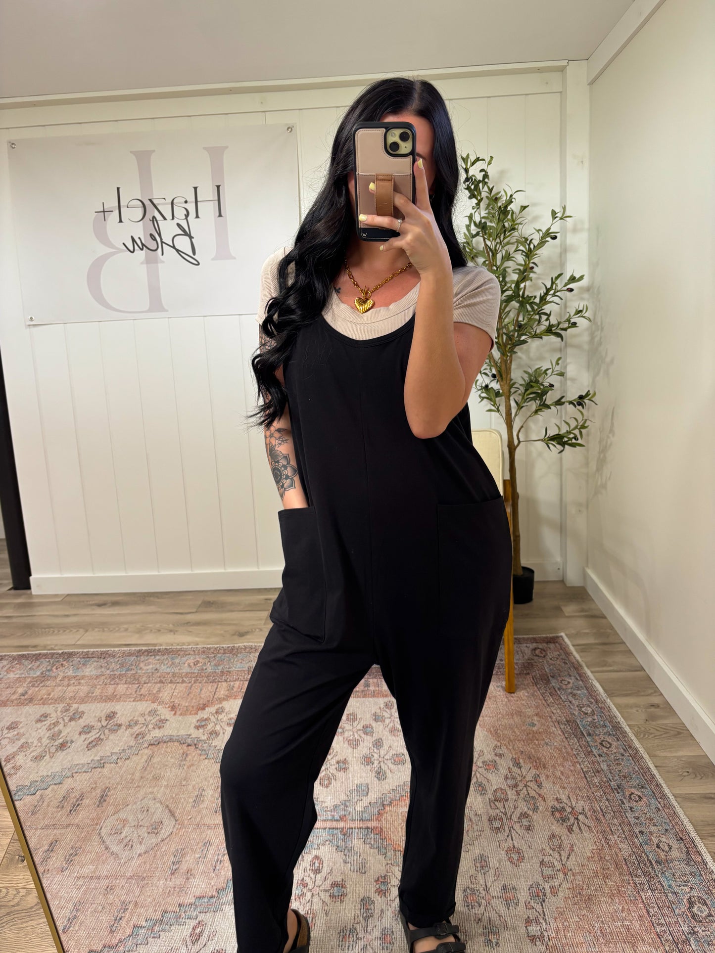 Hadley Jumpsuit- Black