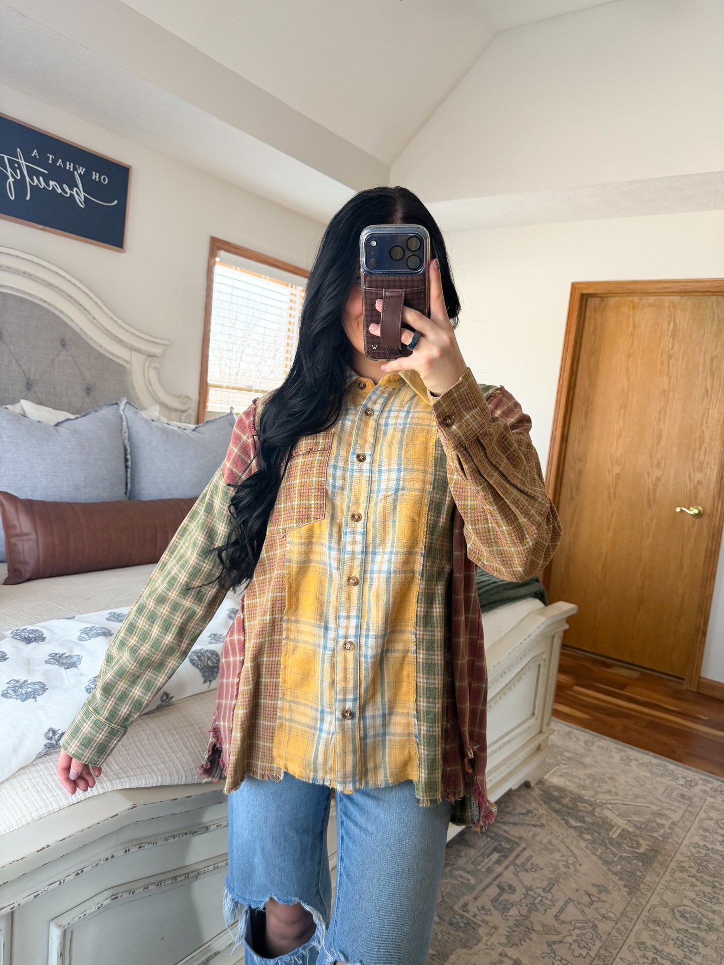 Mixed Plaid Flannel