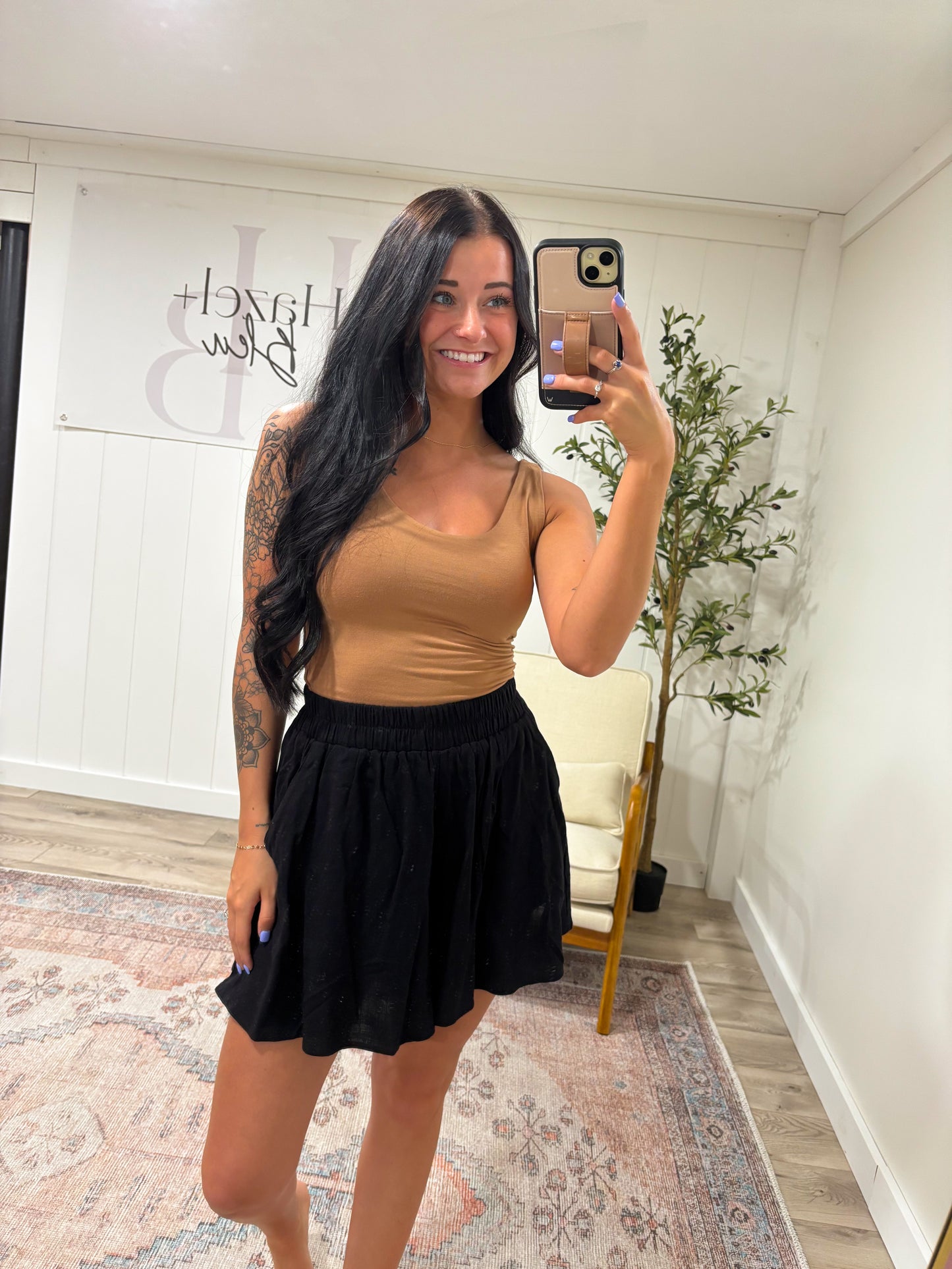 Flowy Shorts- Black