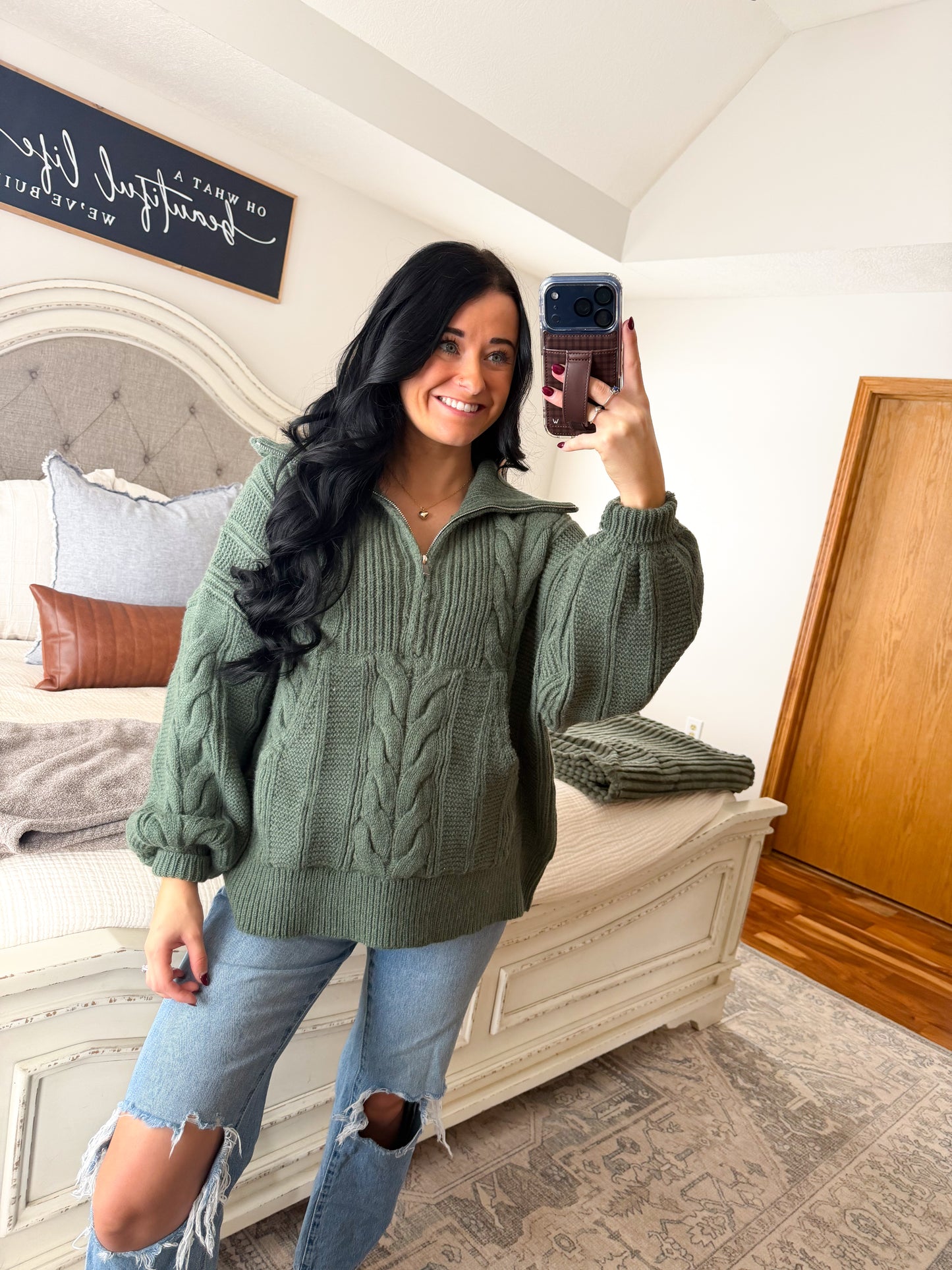 Christmas Pine Quarterzip