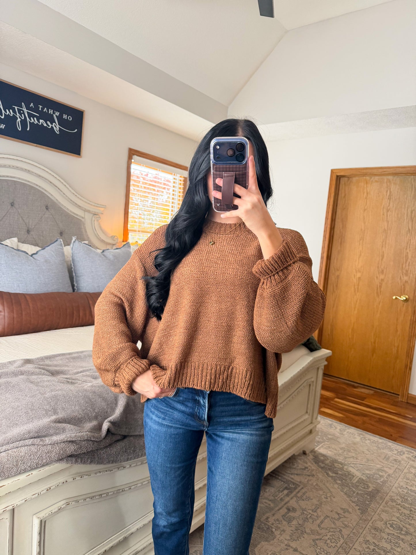 Bailey Sweater- Camel