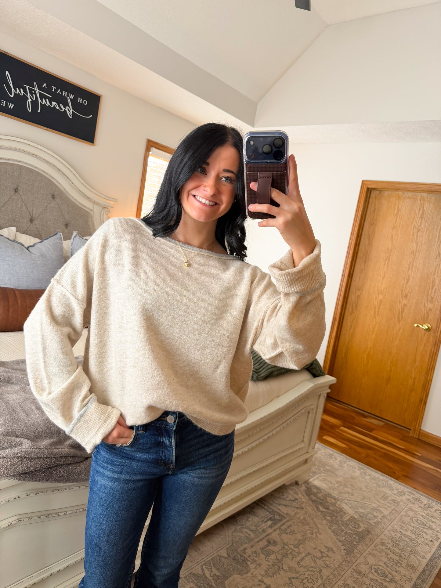 Lizzy Sweater- Oatmeal