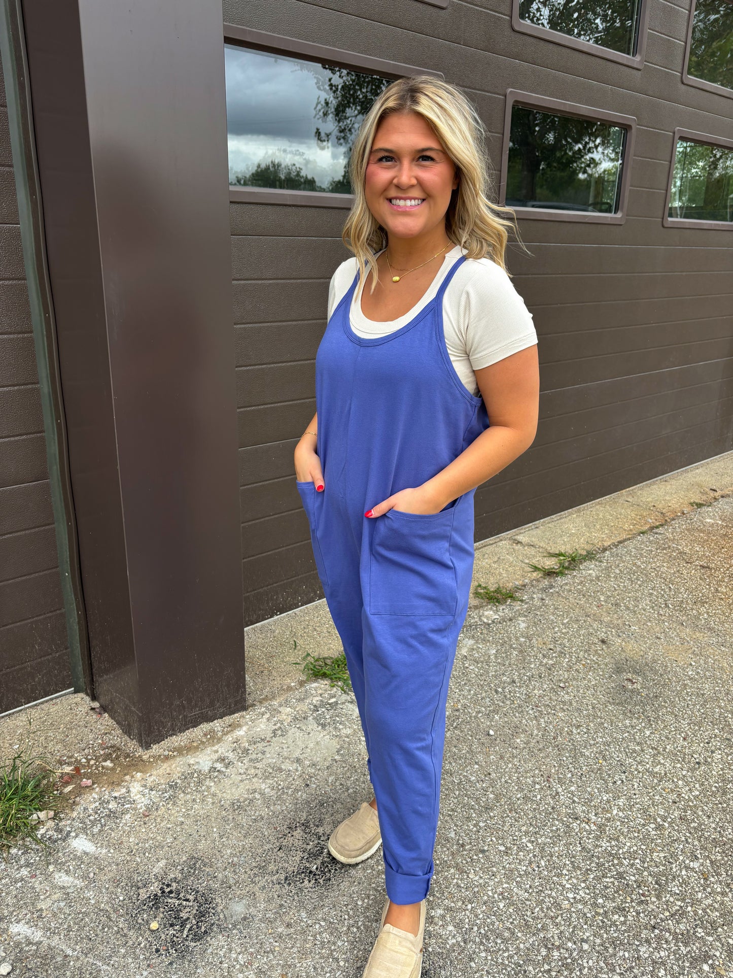 Hadley Jumpsuit- Marlin