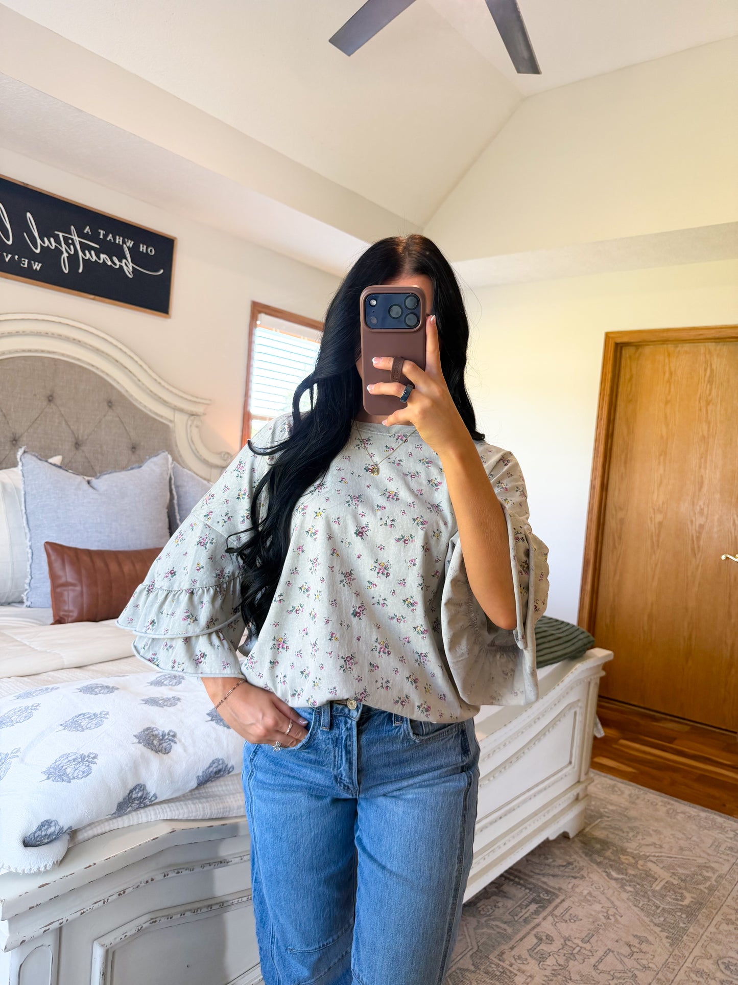 Layla Top- Dusty Lilac
