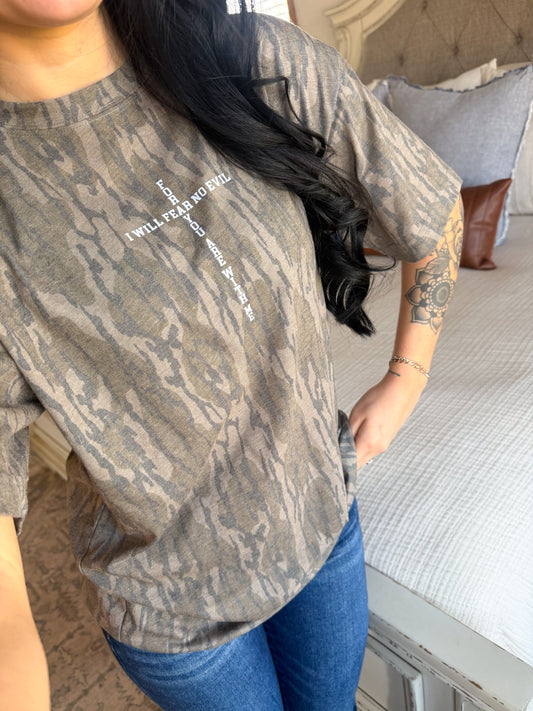 Psalm 23 Camo Graphic Tee