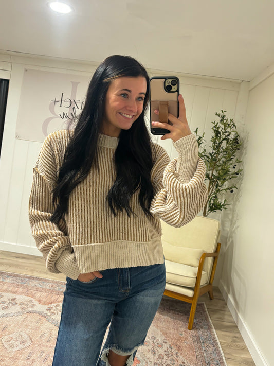 Noelle Striped Sweater