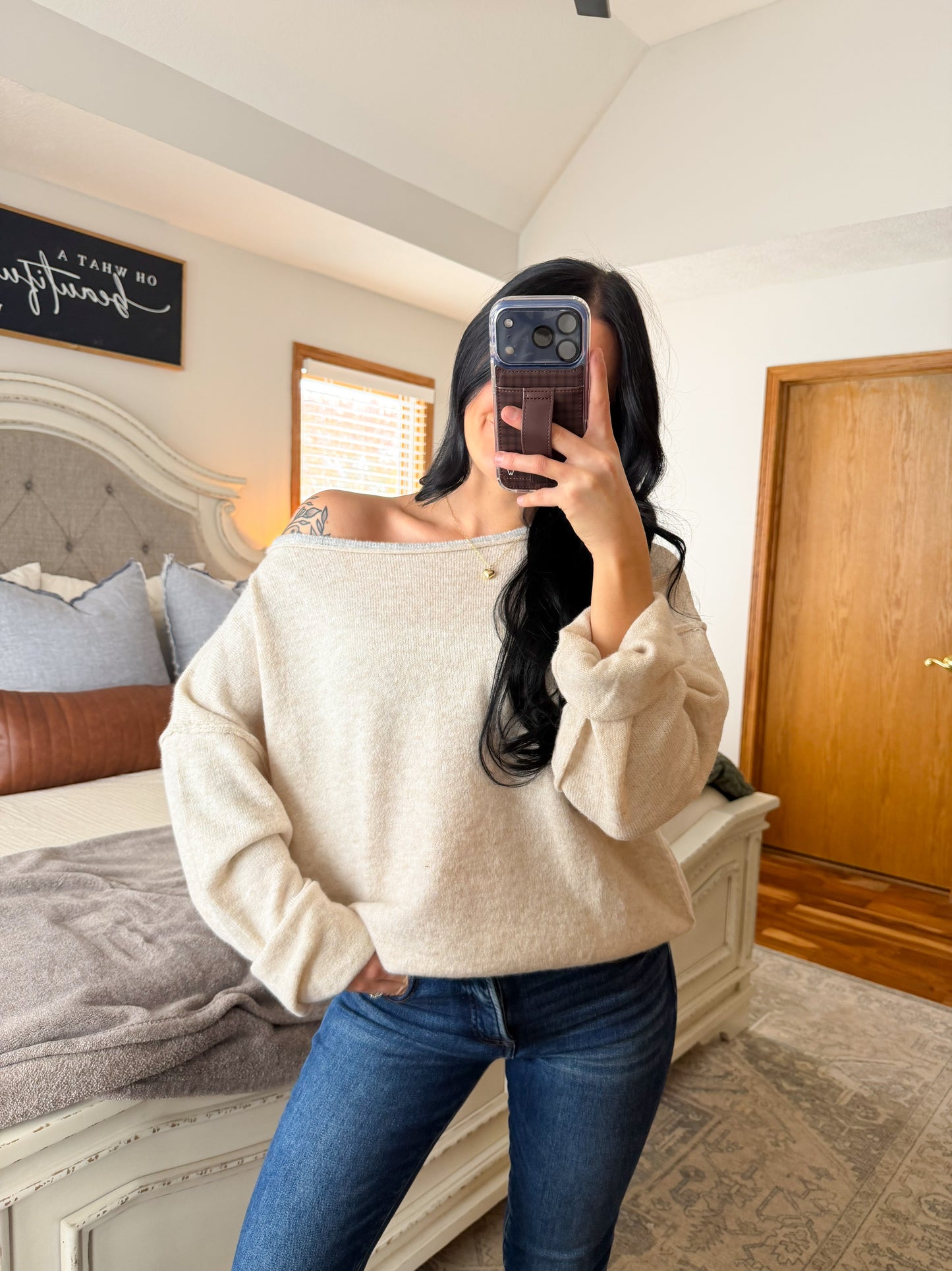 Lizzy Sweater- Oatmeal