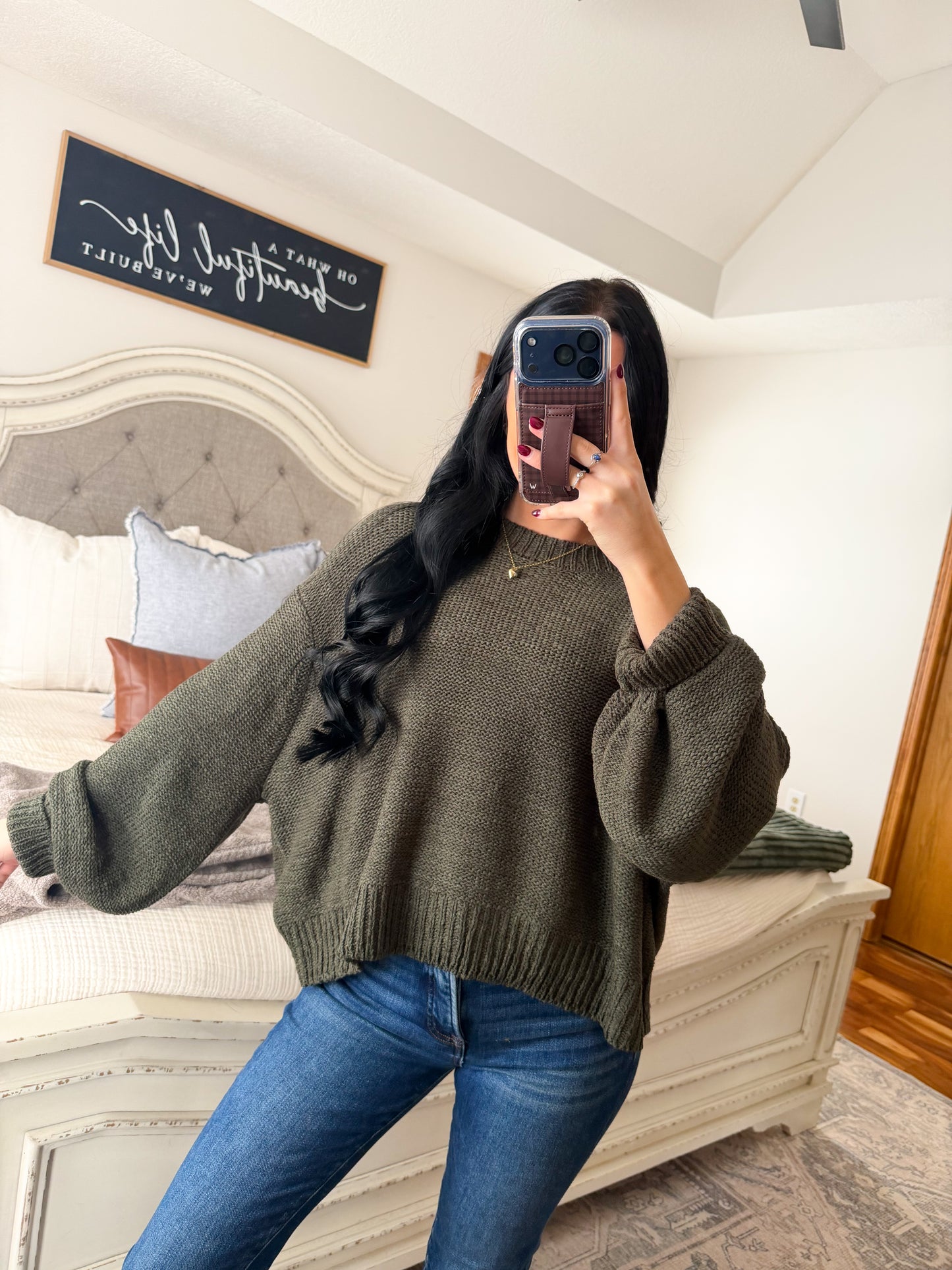 Bailey Sweater- Olive