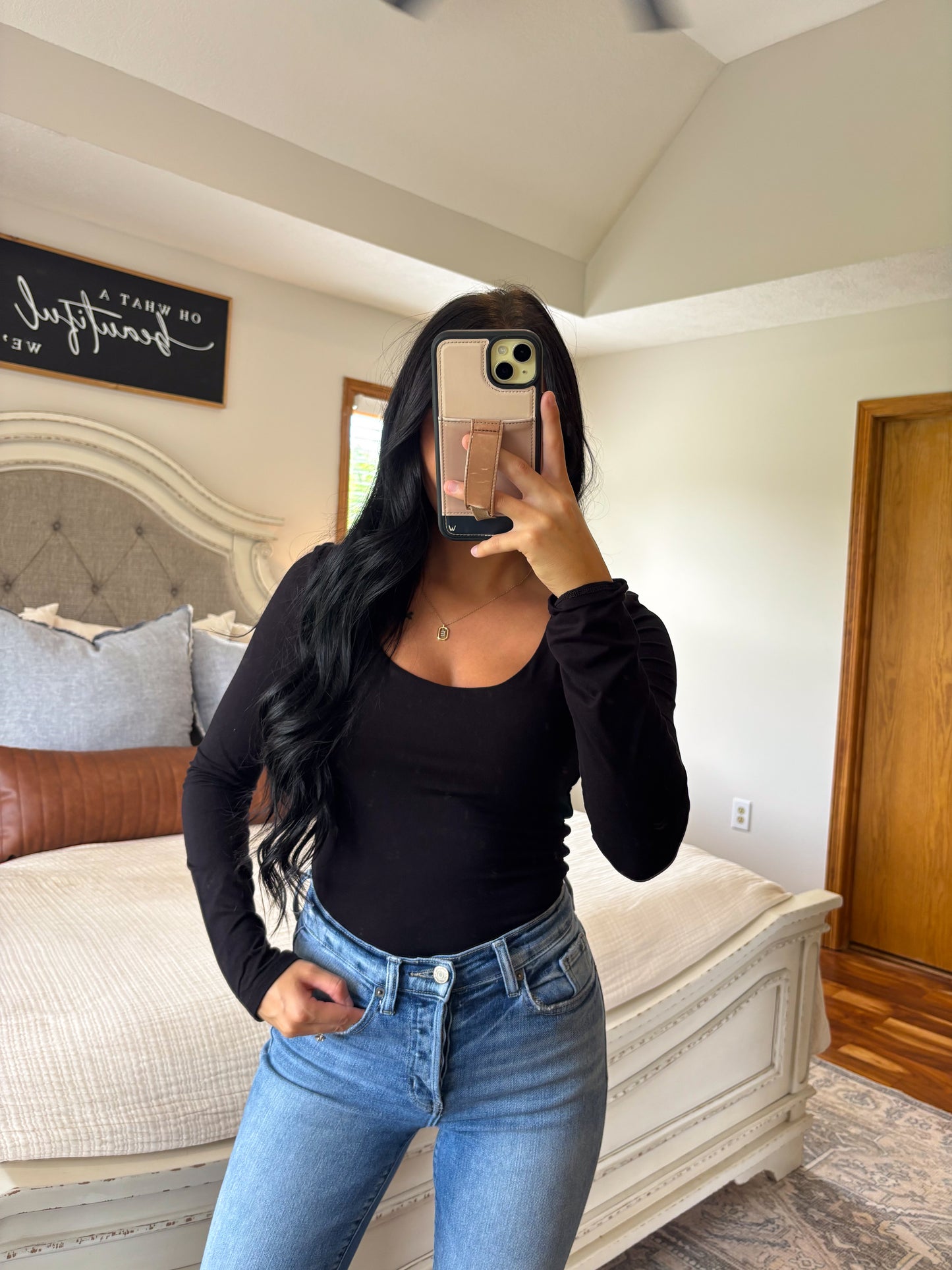 Double Lined Everyday Basic- Black