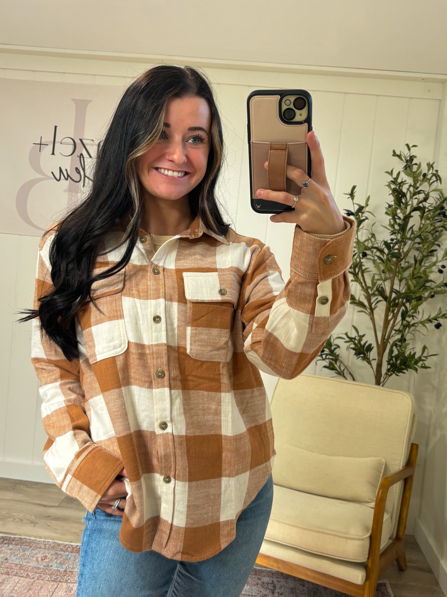 Parklyn Flannel- Camel