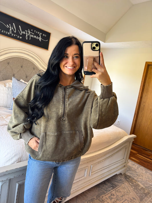 Banks Sweatshirt- Dk Olive
