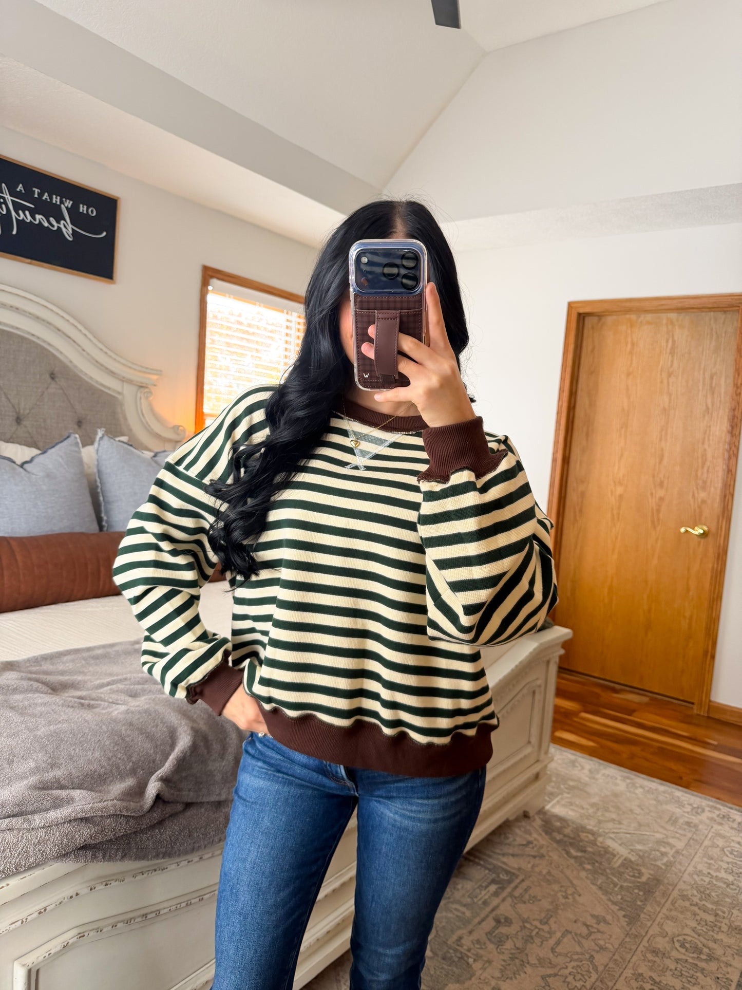 Pine Stripe Pullover