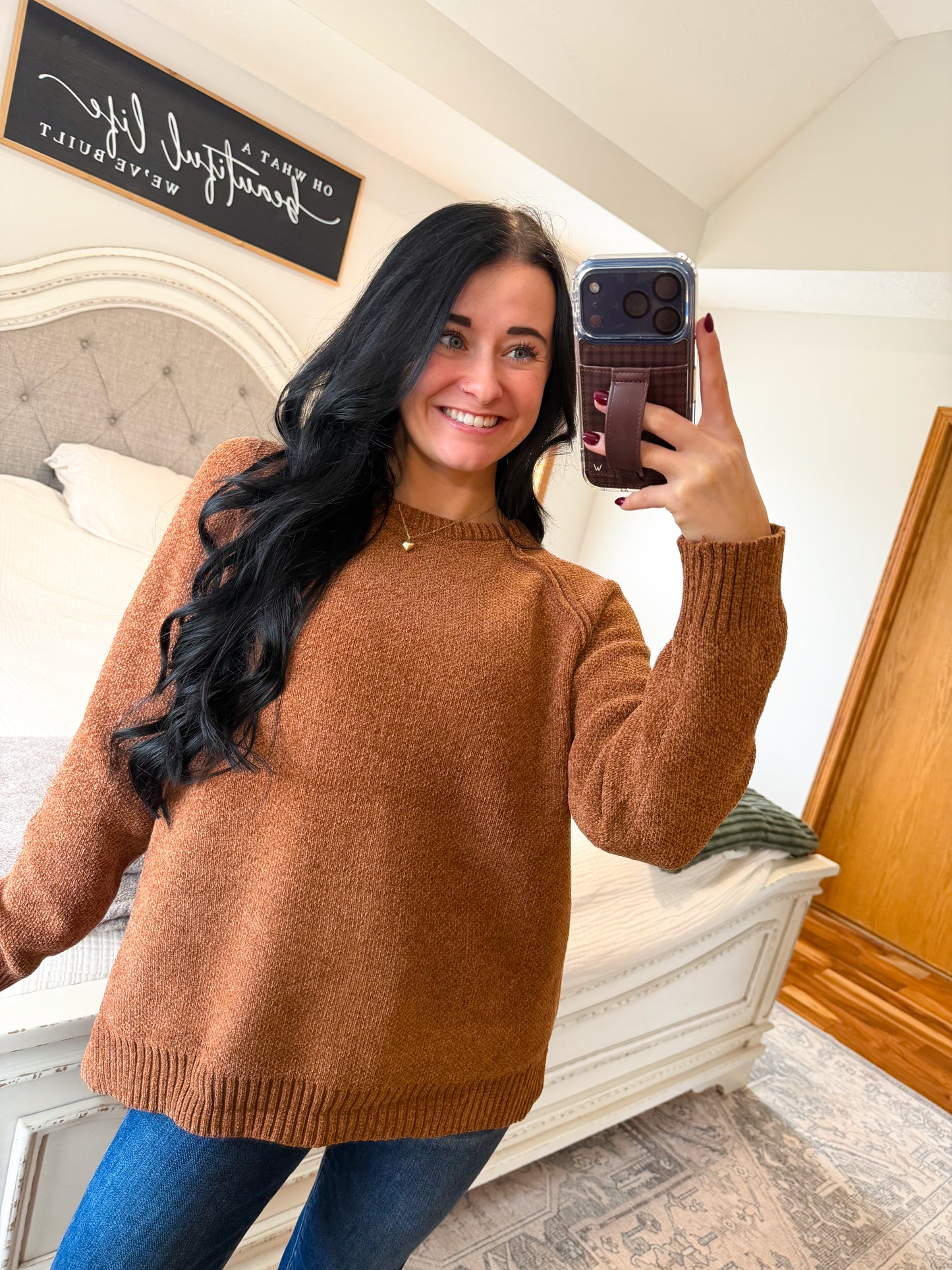 Reagan Sweater- Camel