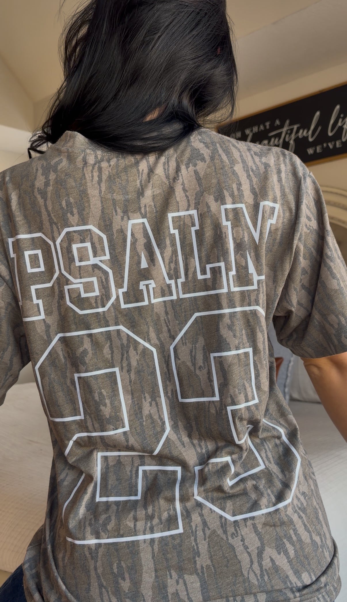 Psalm 23 Camo Graphic Tee