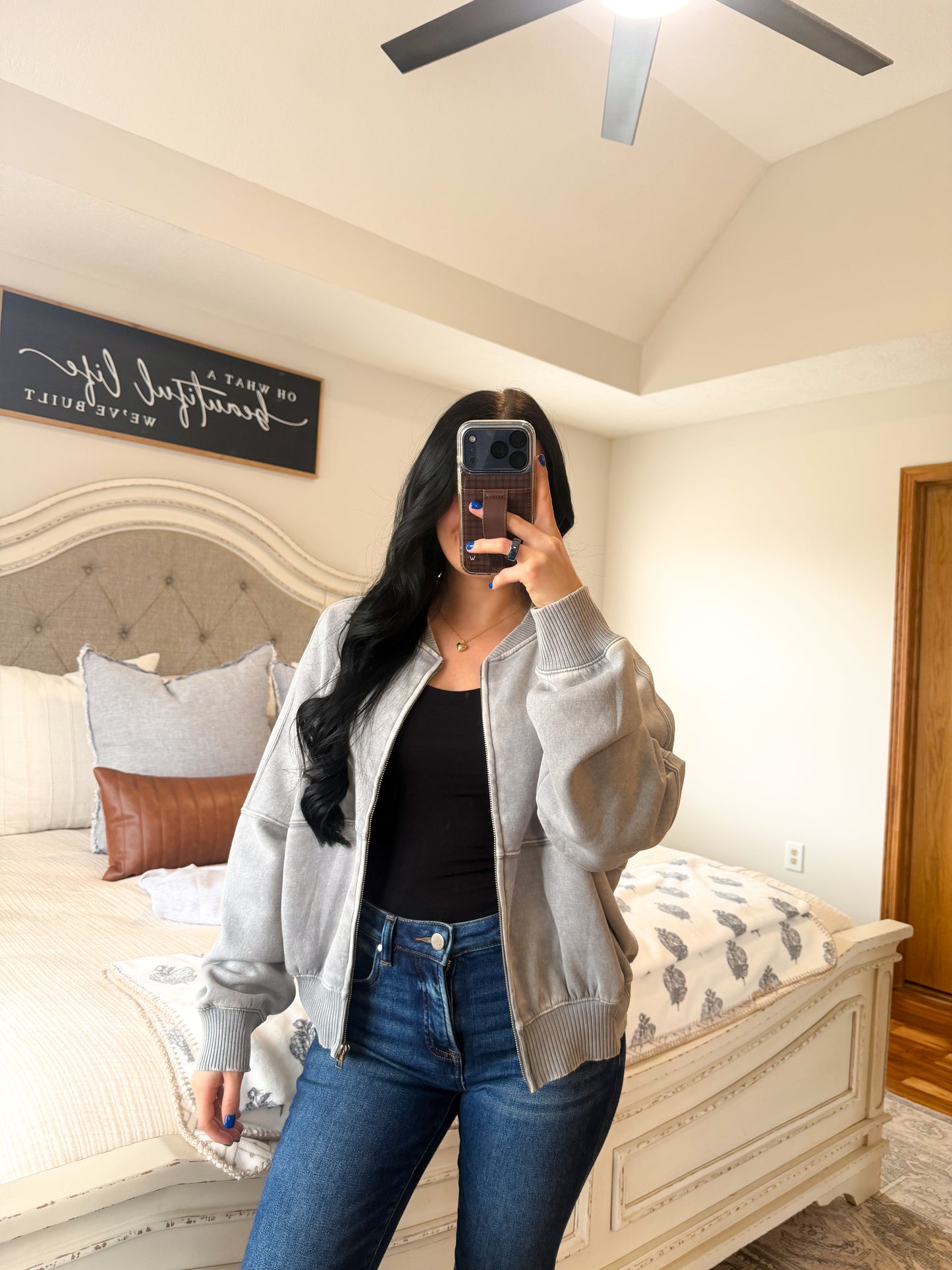 Bomber Jacket- Sleet