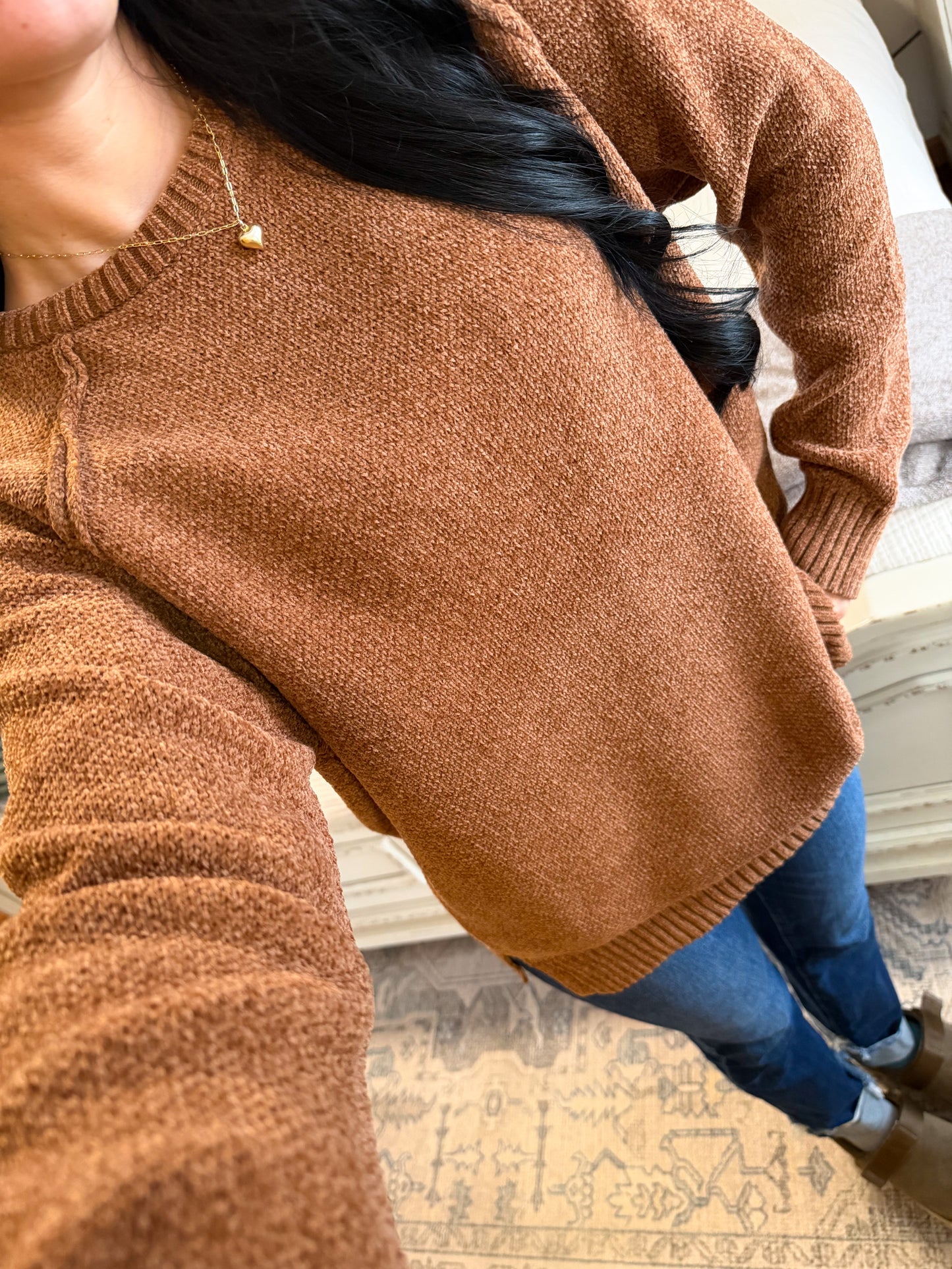 Reagan Sweater- Camel