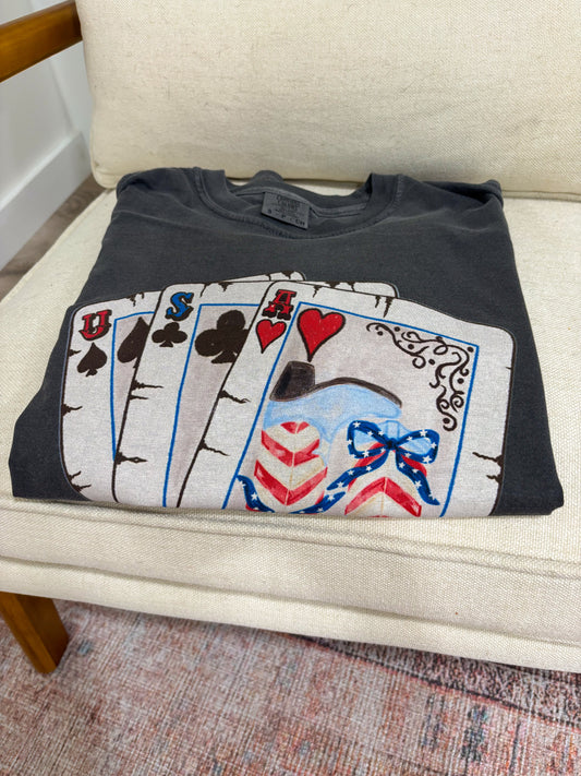 USA Cards Graphic Tee
