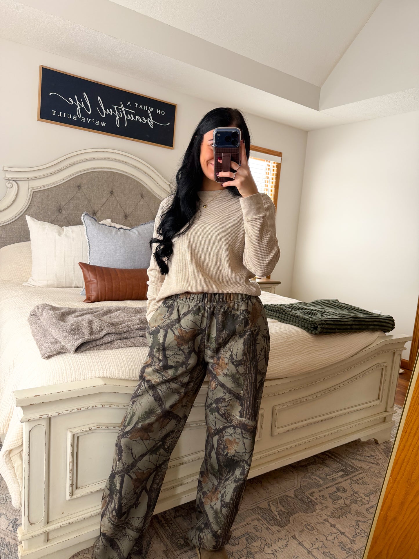 Woodland Camo Sweatpants