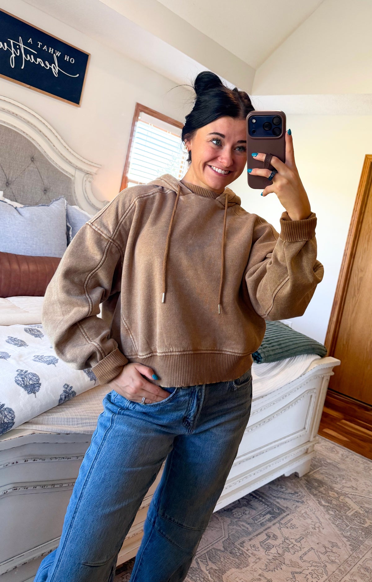 Sadie Hoodie- Camel