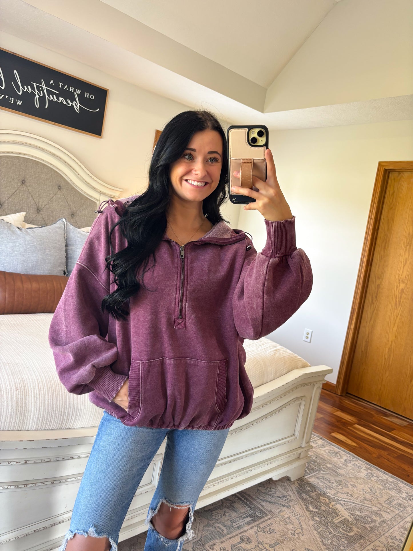 Banks Sweatshirt- Plum