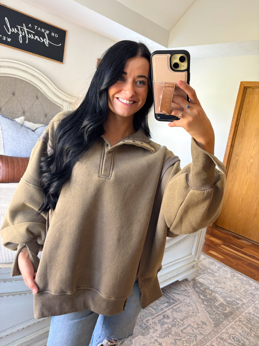 Rylee Pullover - Mocha