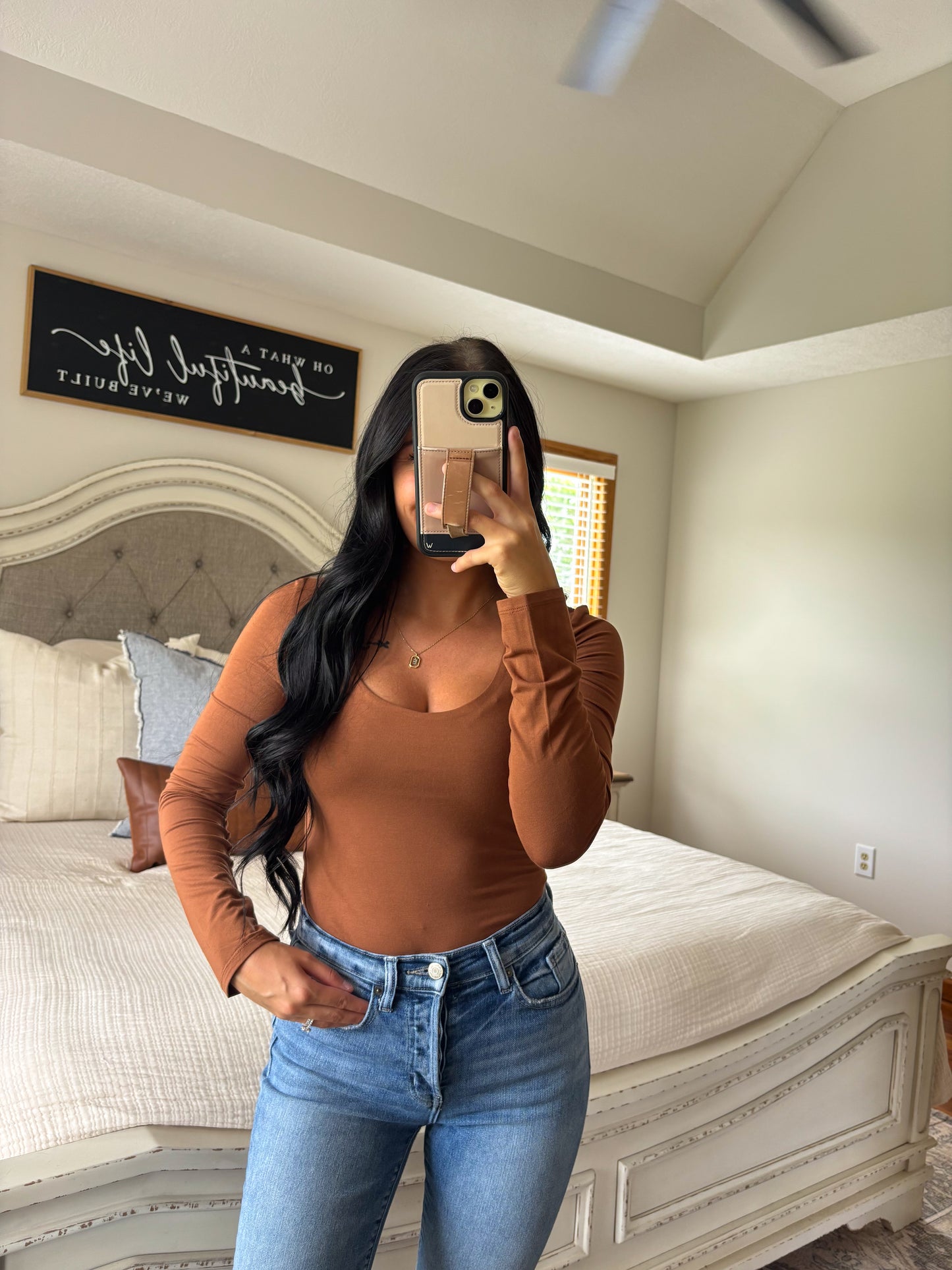 Double Lined Everyday Basic- Pumpkin