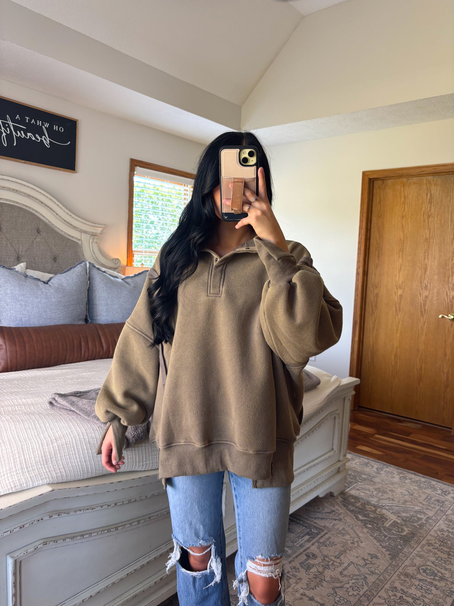 Rylee Pullover - Mocha
