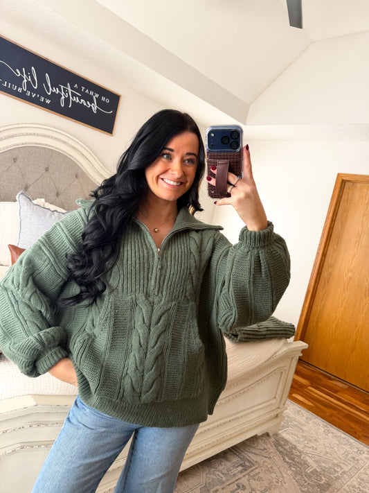 Christmas Pine Quarterzip