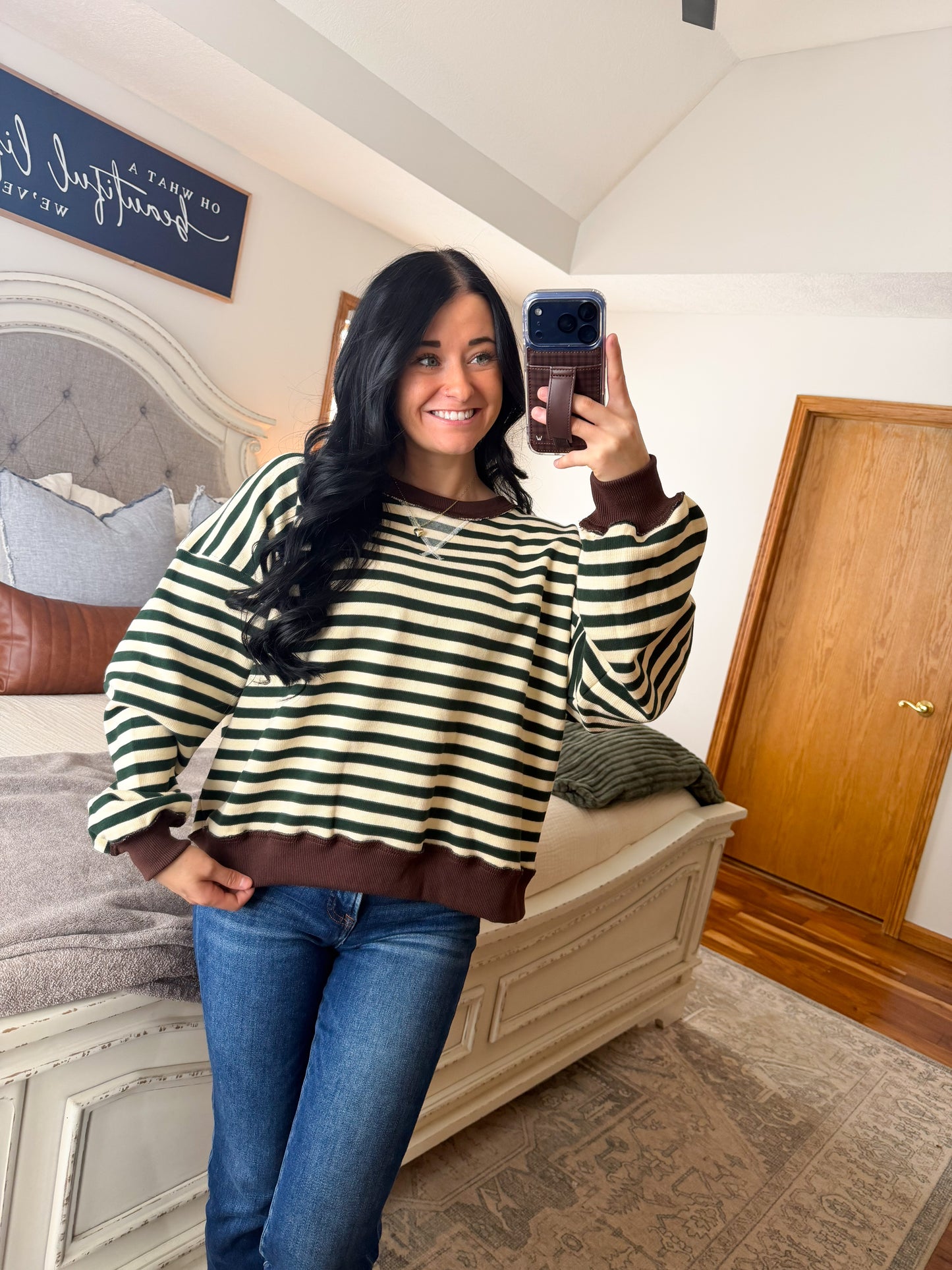 Pine Stripe Pullover