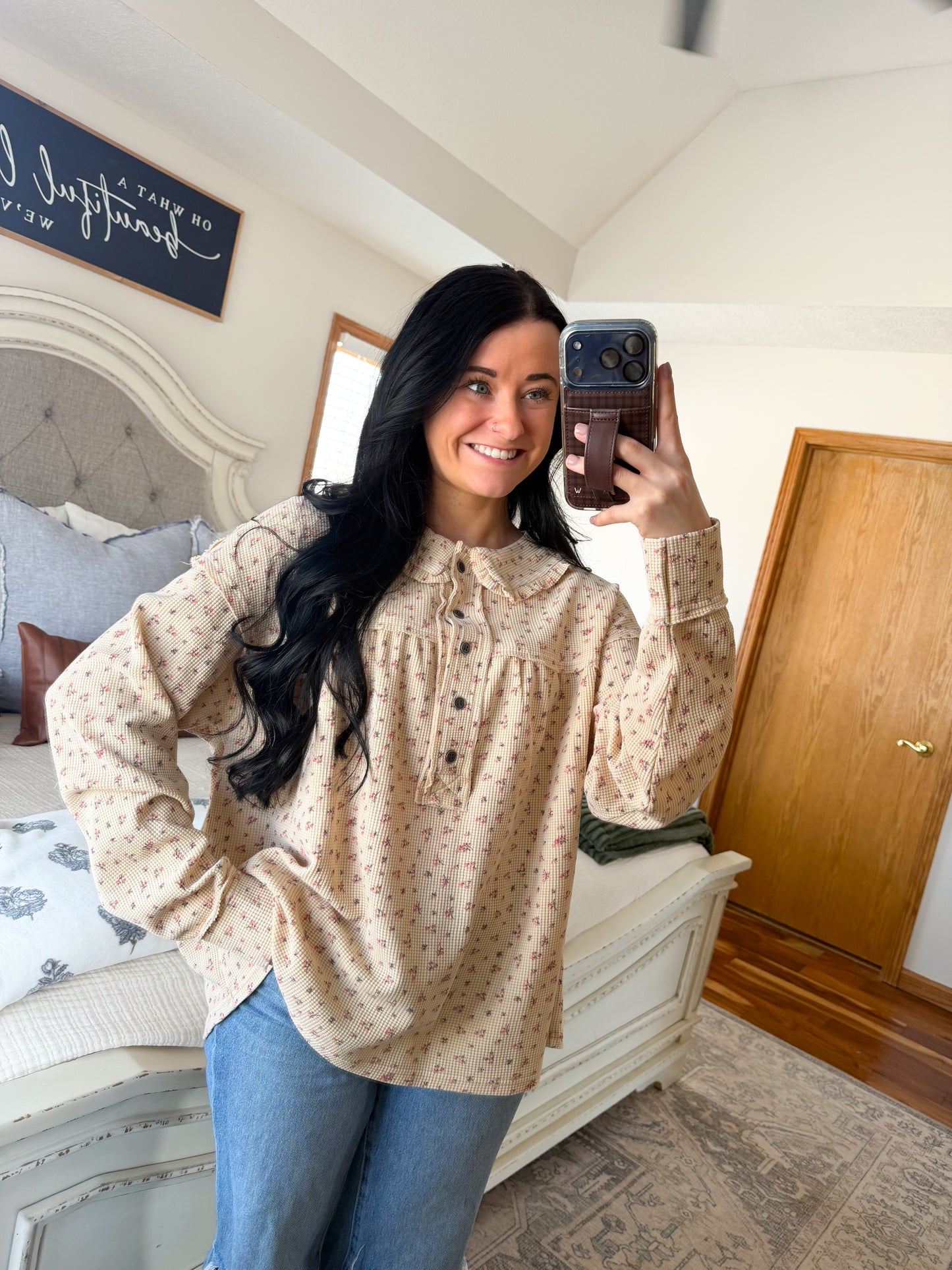 Babydoll Floral Top