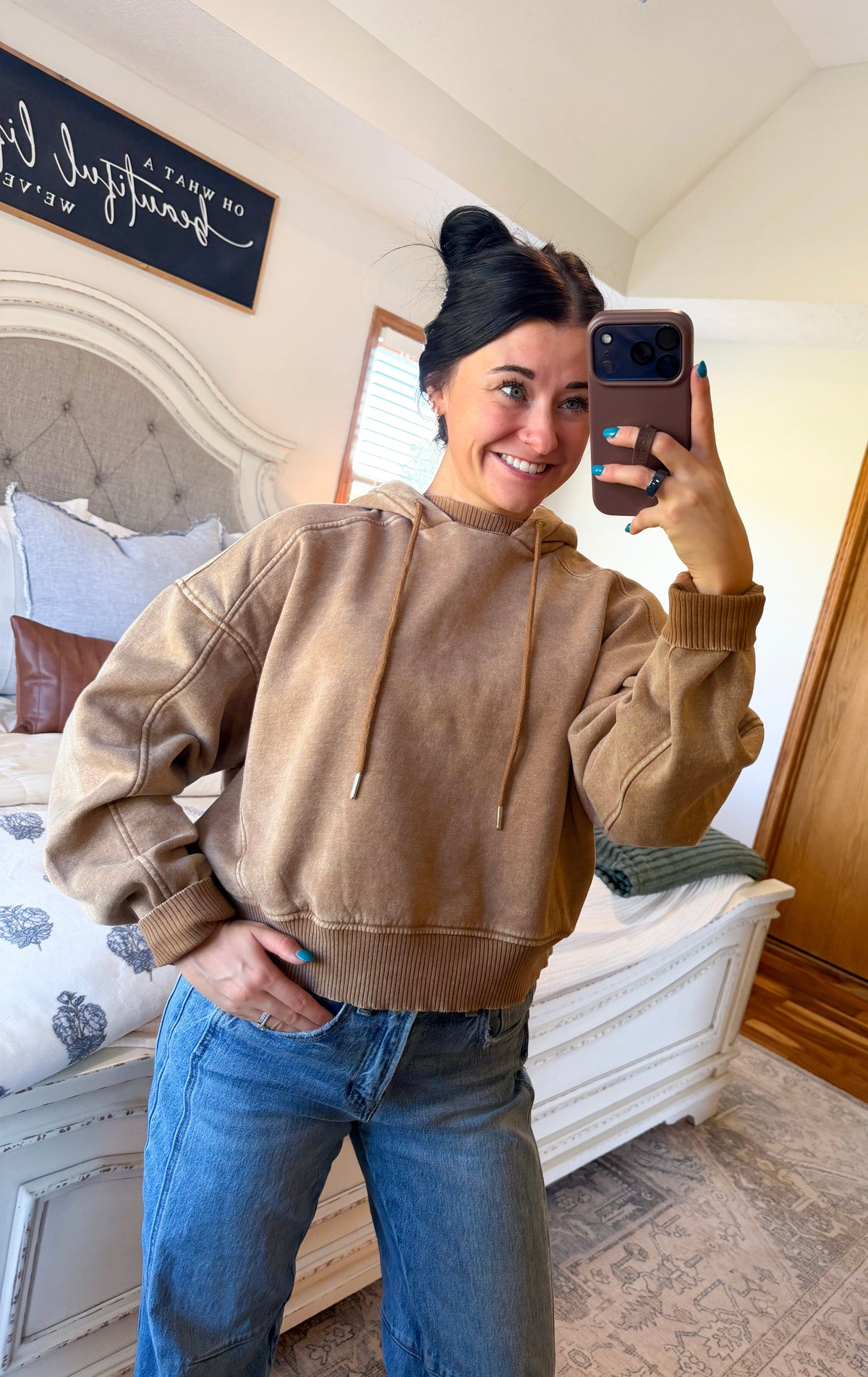 Sadie Hoodie- Camel