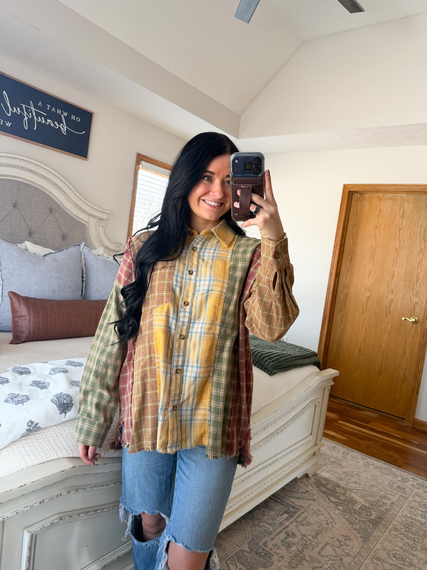 Mixed Plaid Flannel