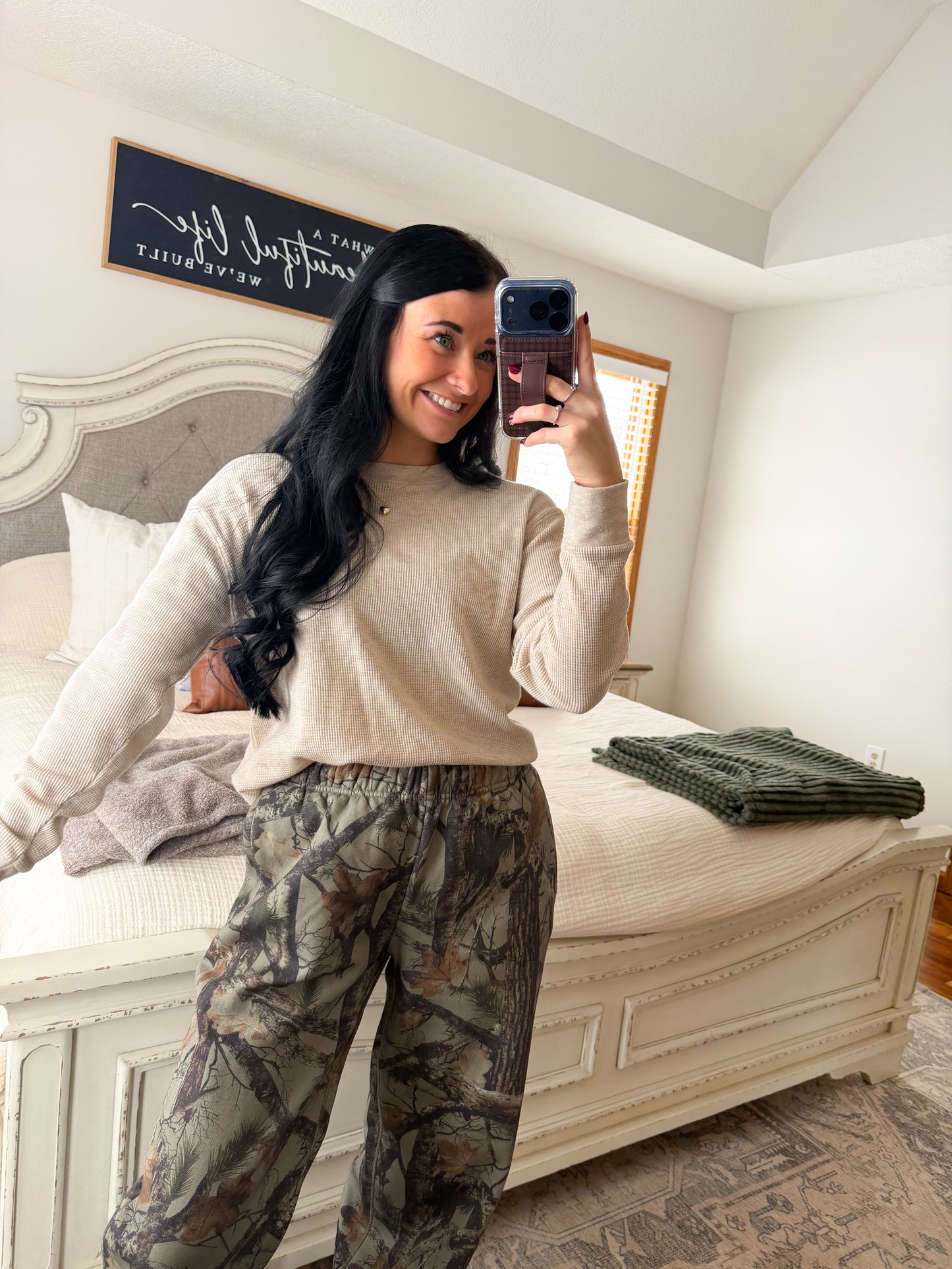 Woodland Camo Sweatpants