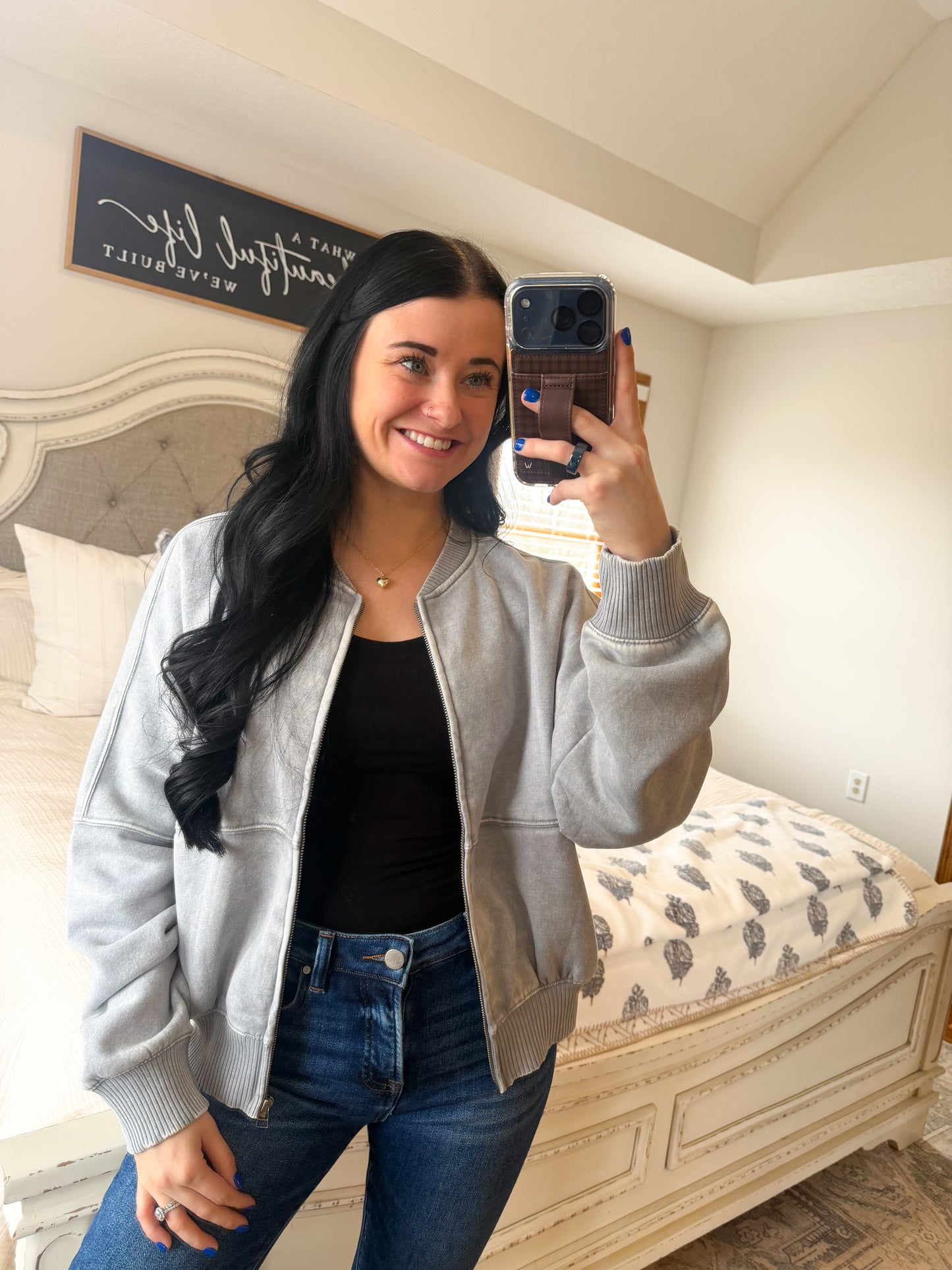 Bomber Jacket- Sleet