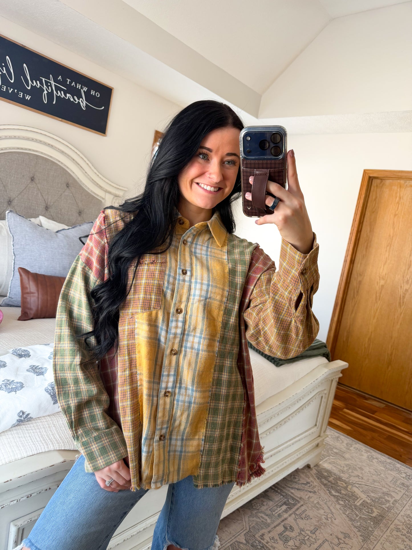 Mixed Plaid Flannel