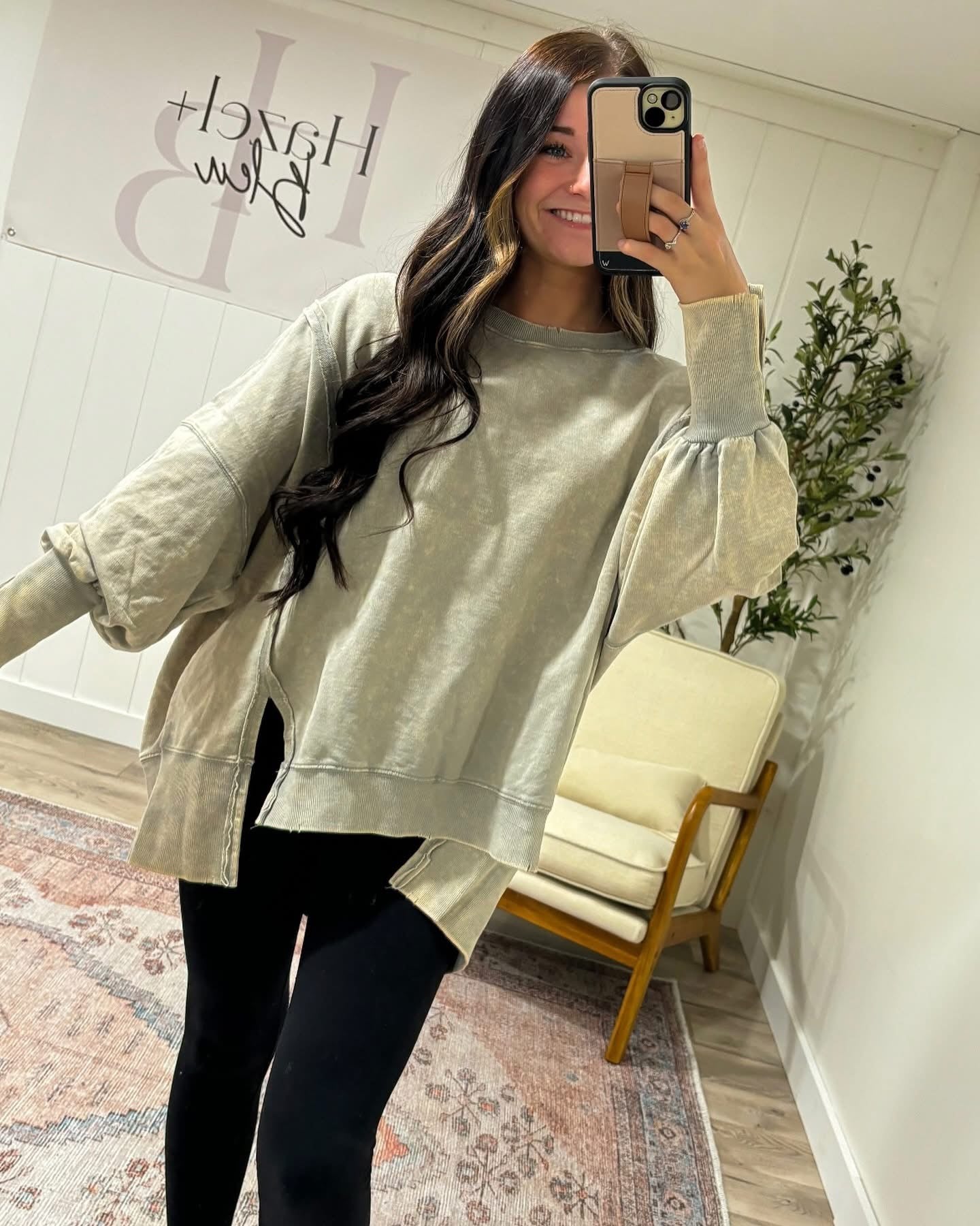 Madeline Pullover- Sleet