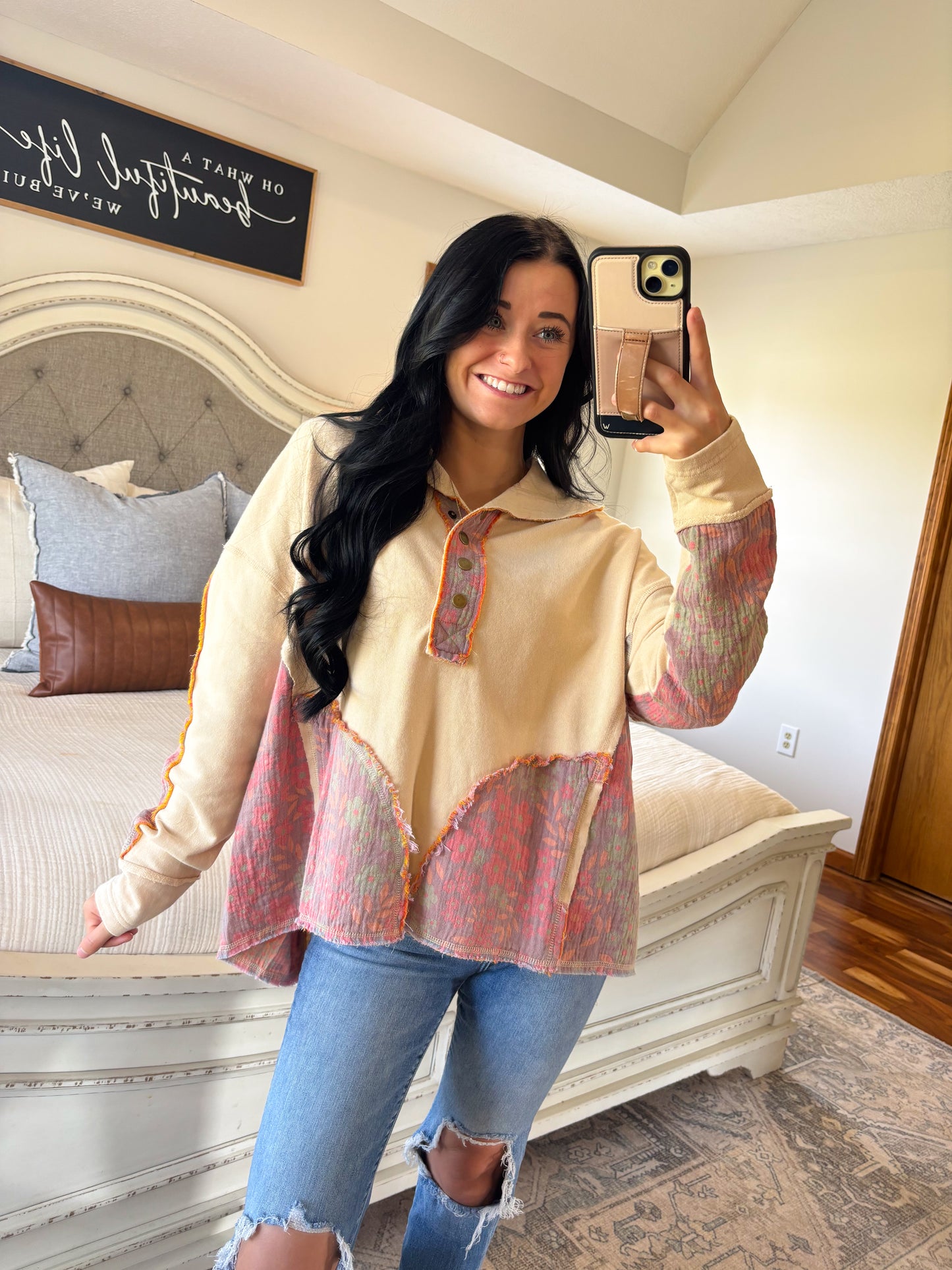 Clara Pullover- Oatmeal