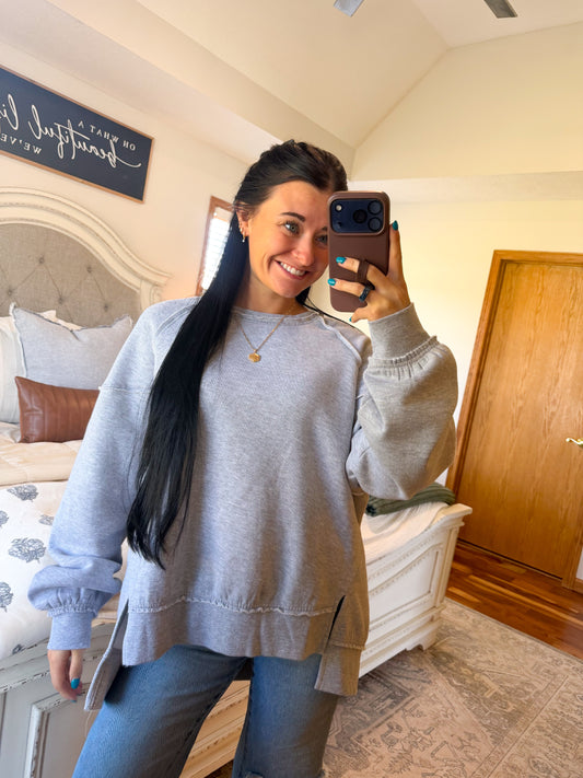 Claire Pullover- Grey