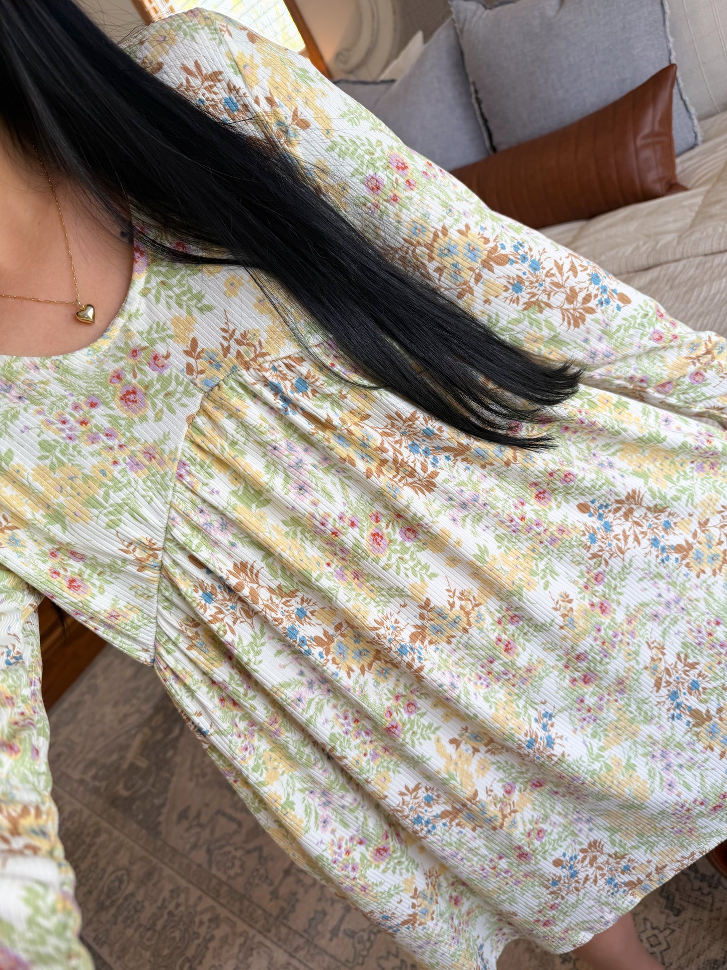 Long Sleeve Floral Dress