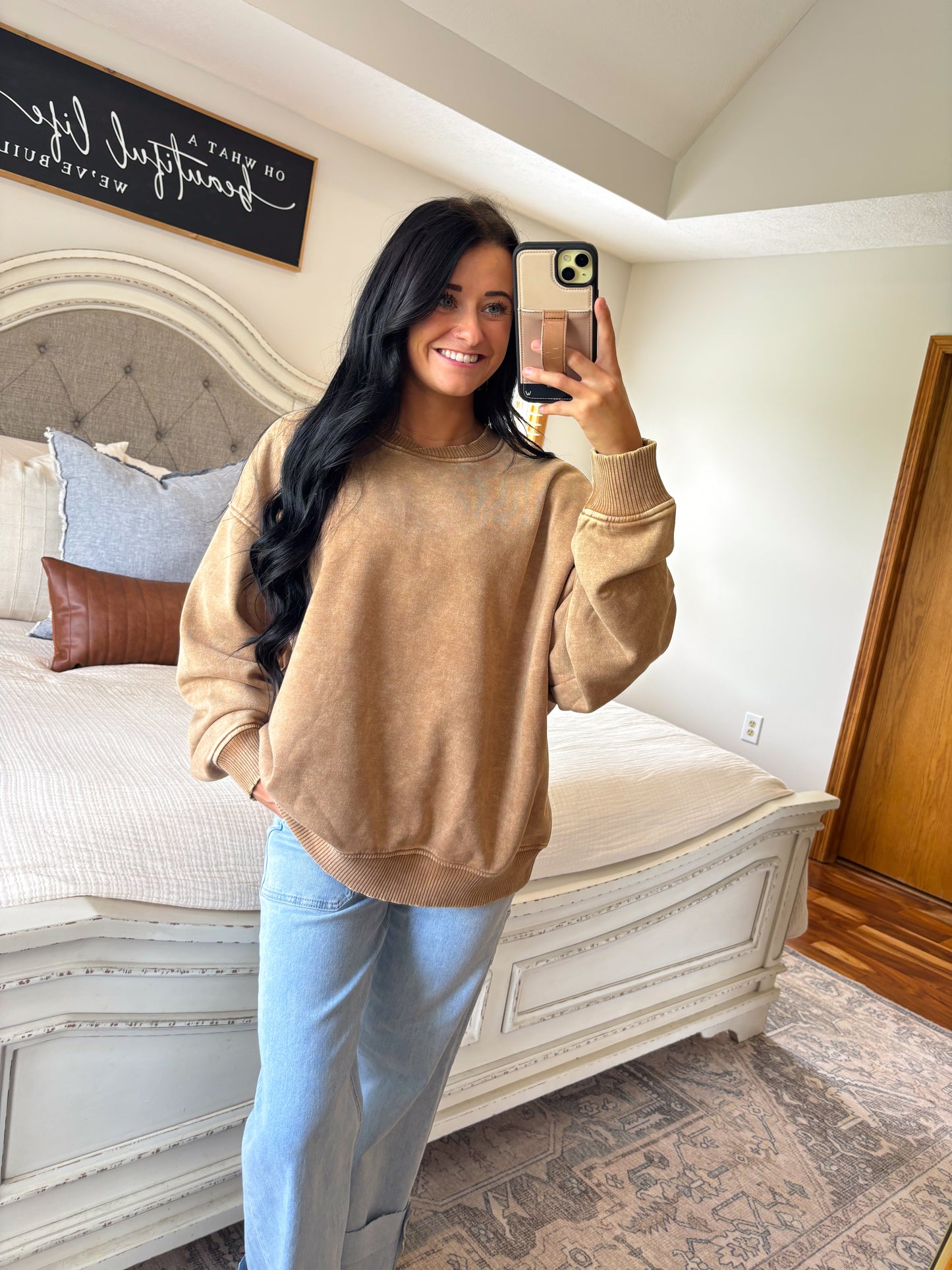 Indie Pullover- Camel
