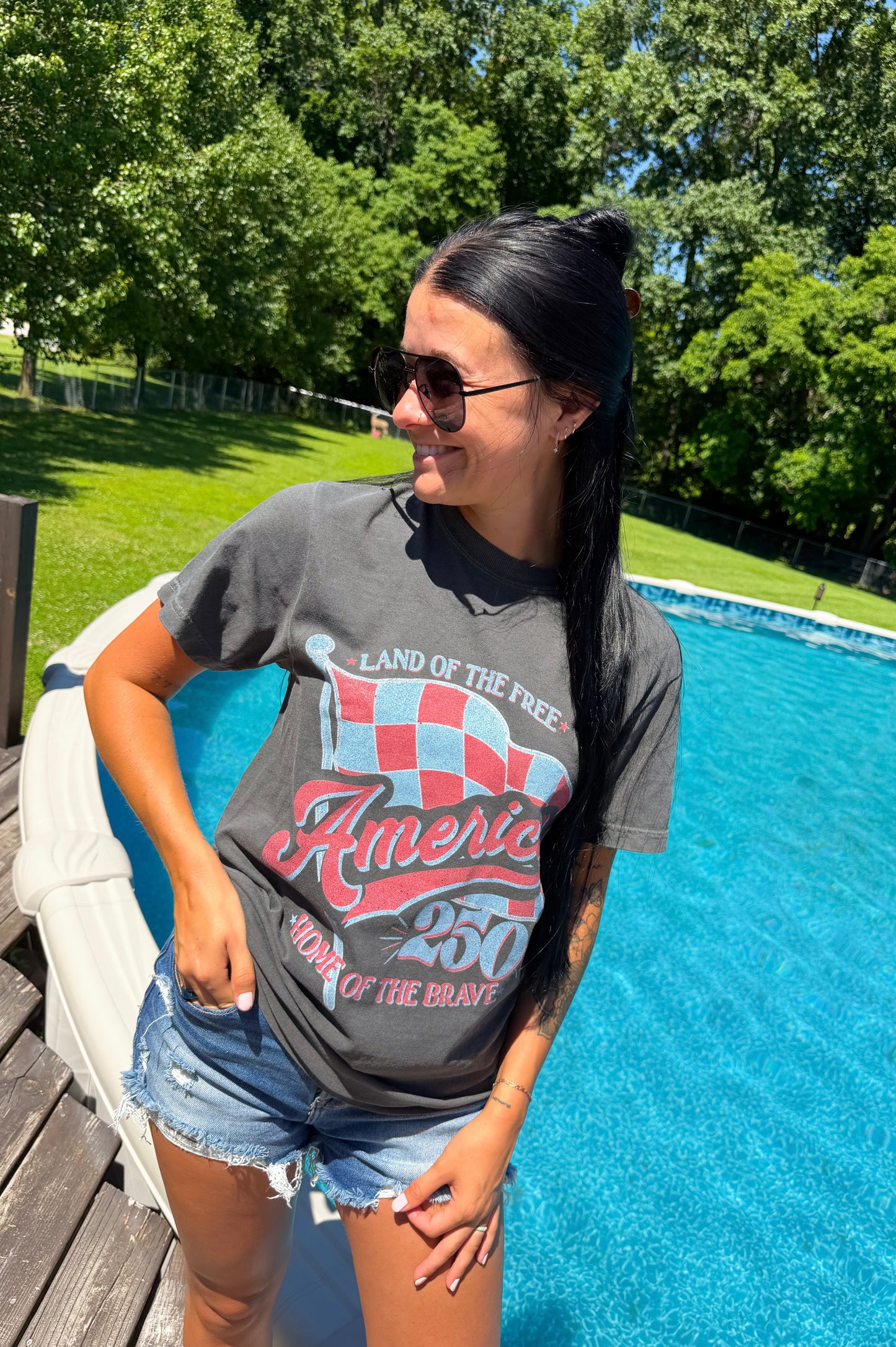 America 250th Year Graphic Tee